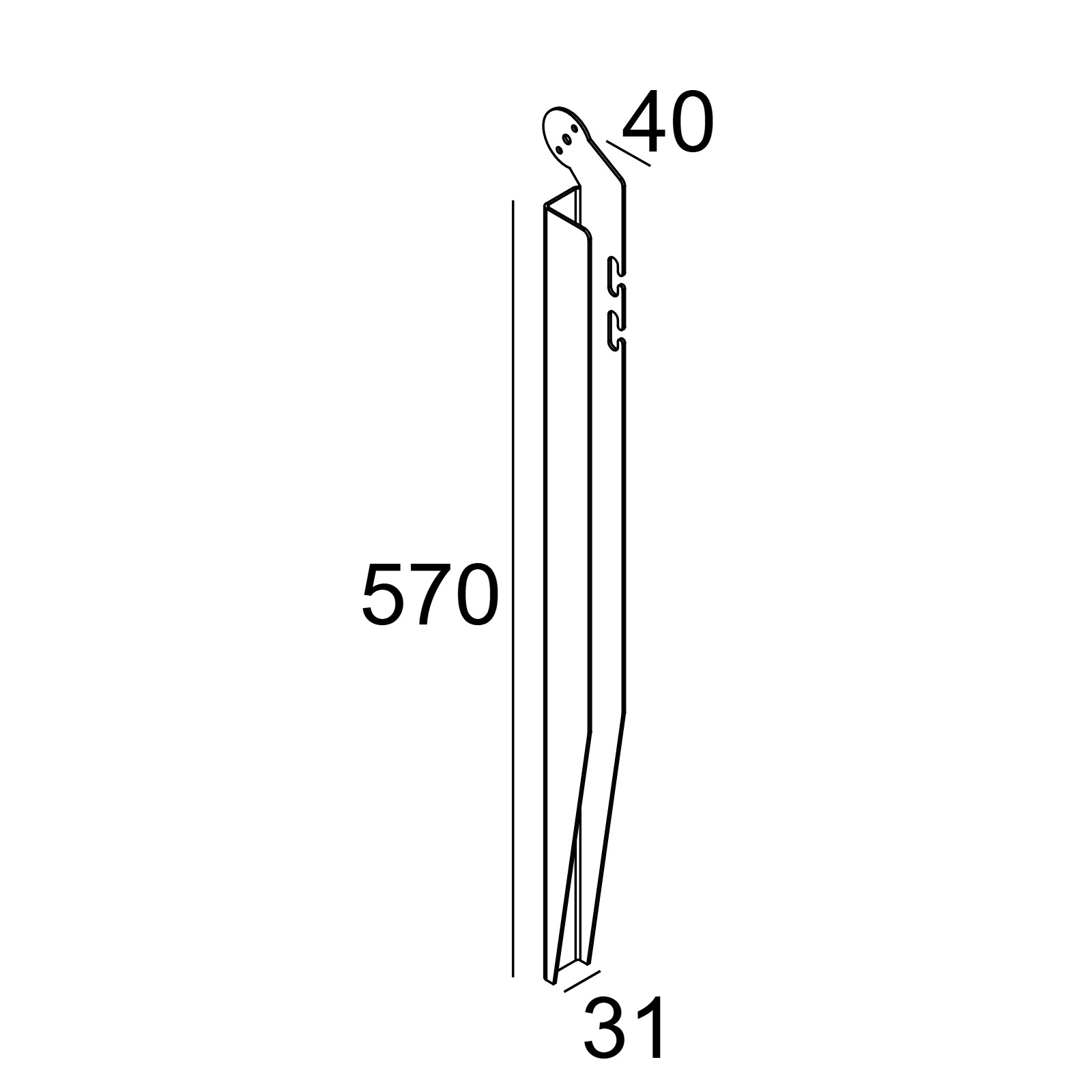 FRAX PIN N Delta Light колышек 2
