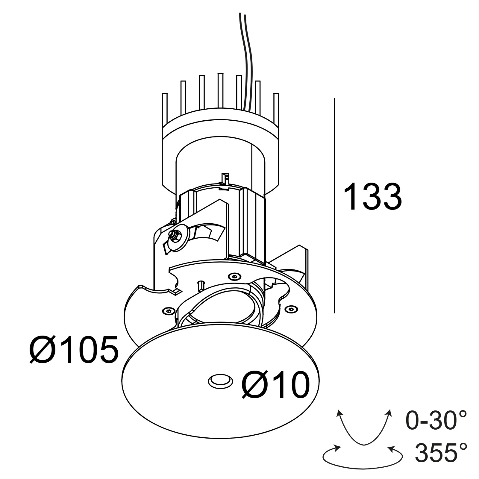 NIME TRIMLESS 927 PRIM грунтовка Delta Light Встраиваемый в потолок светильник 2