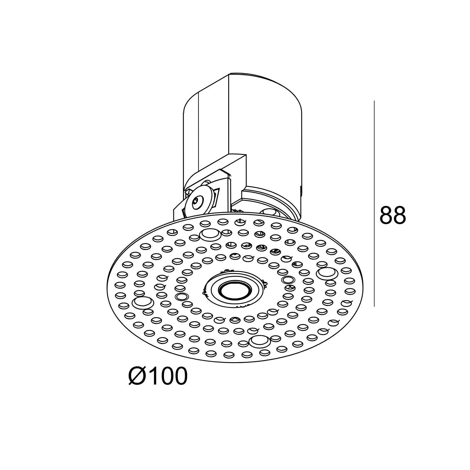 NIME II TRIMLESS 92735 Delta Light Встраиваемый в потолок светильник 2