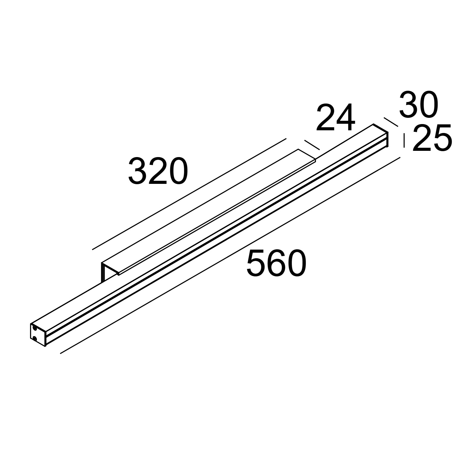 FEMTOLINE TP WALL 60 накладной настенный светильник Delta Light 2