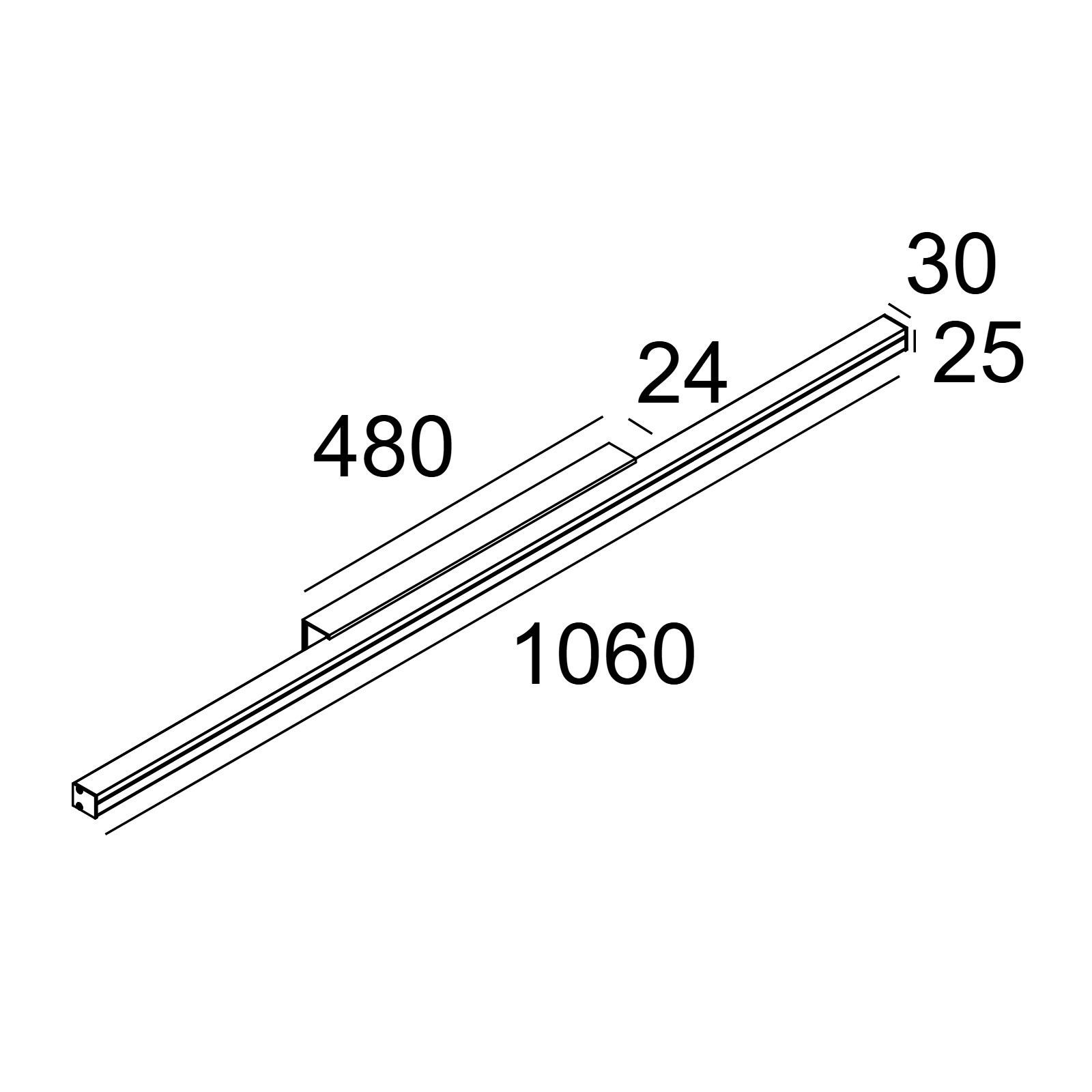 FEMTOLINE TP WALL 100 накладной настенный светильник Delta Light 2