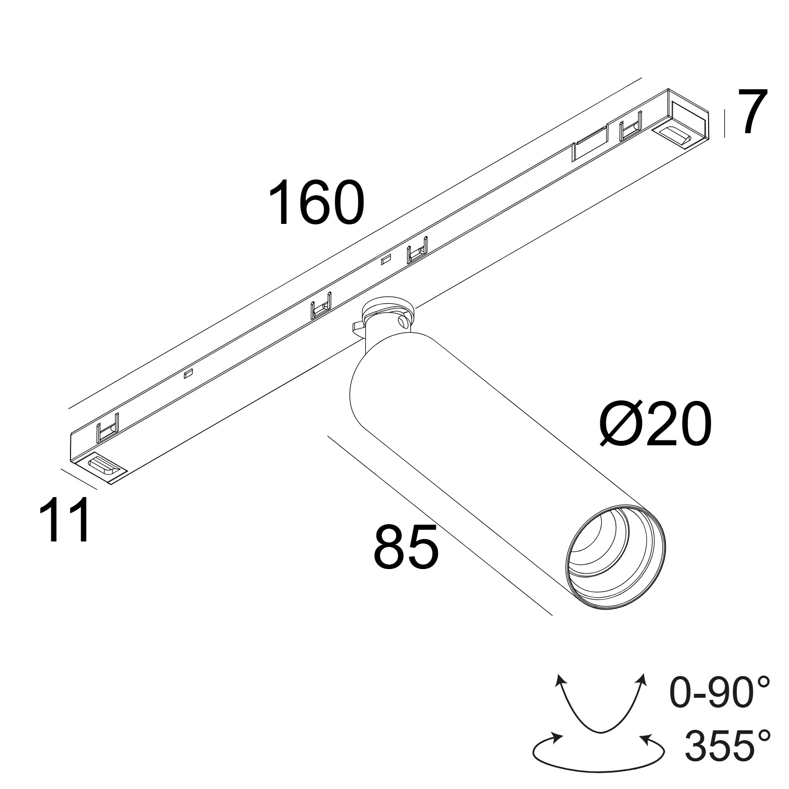 Светодиодный модуль SHIFTLINE 19 - SPY 20 Delta Light SL19 - UHO 92730 DIM5 B 2