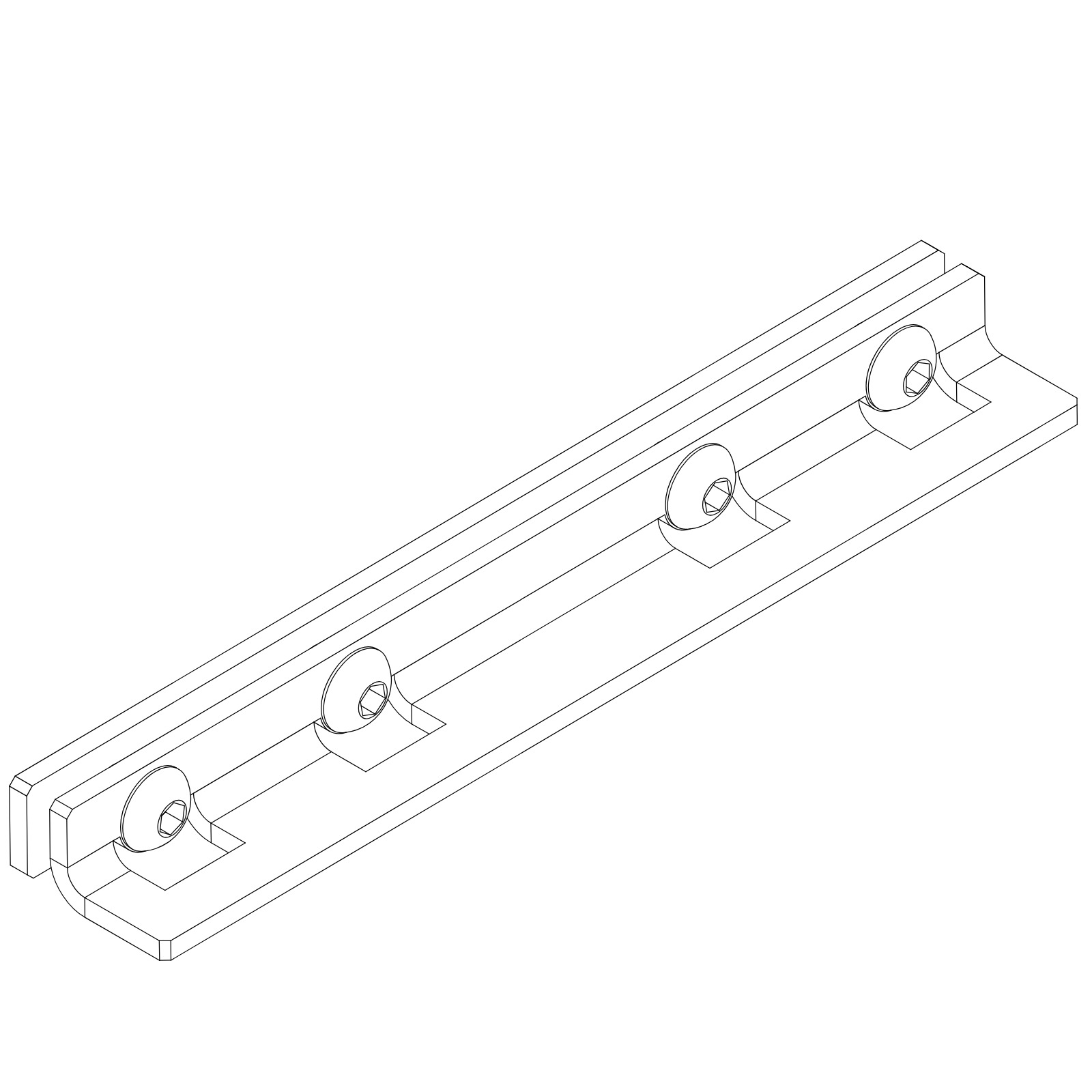 SOLI - CORNER 180° W белый Delta Light ILP 2