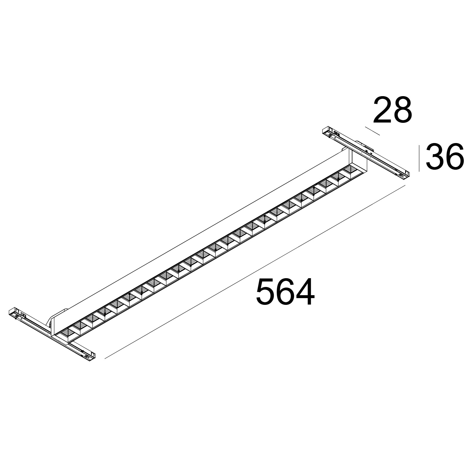 Светодиодный линейный модуль SOLISCAPE - FORM Delta Light 27140 XXX5 2