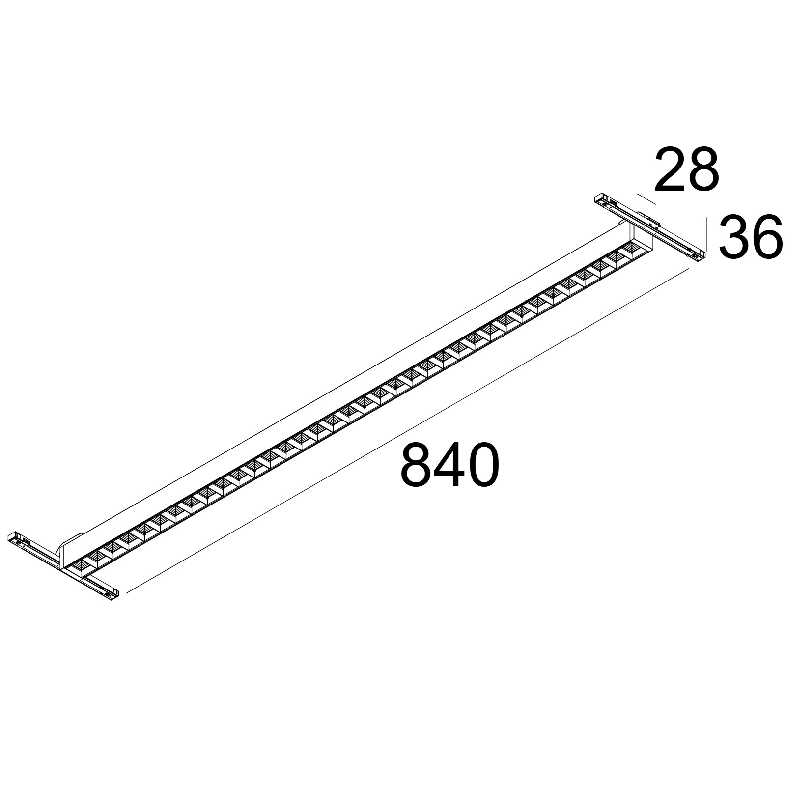 Светодиодный линейный модуль SOLISCAPE - FORM Delta Light 27147 XXXQ 2
