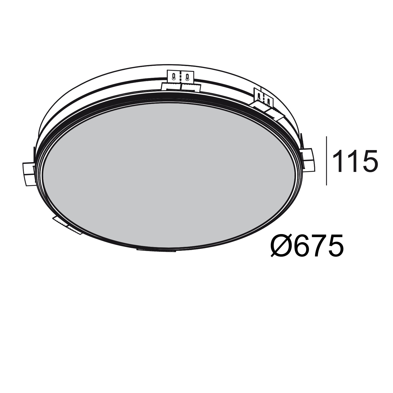 SUPERNOVA LINE 65 TRIMLESS 930 Delta Light Встраиваемый в потолок светильник 2
