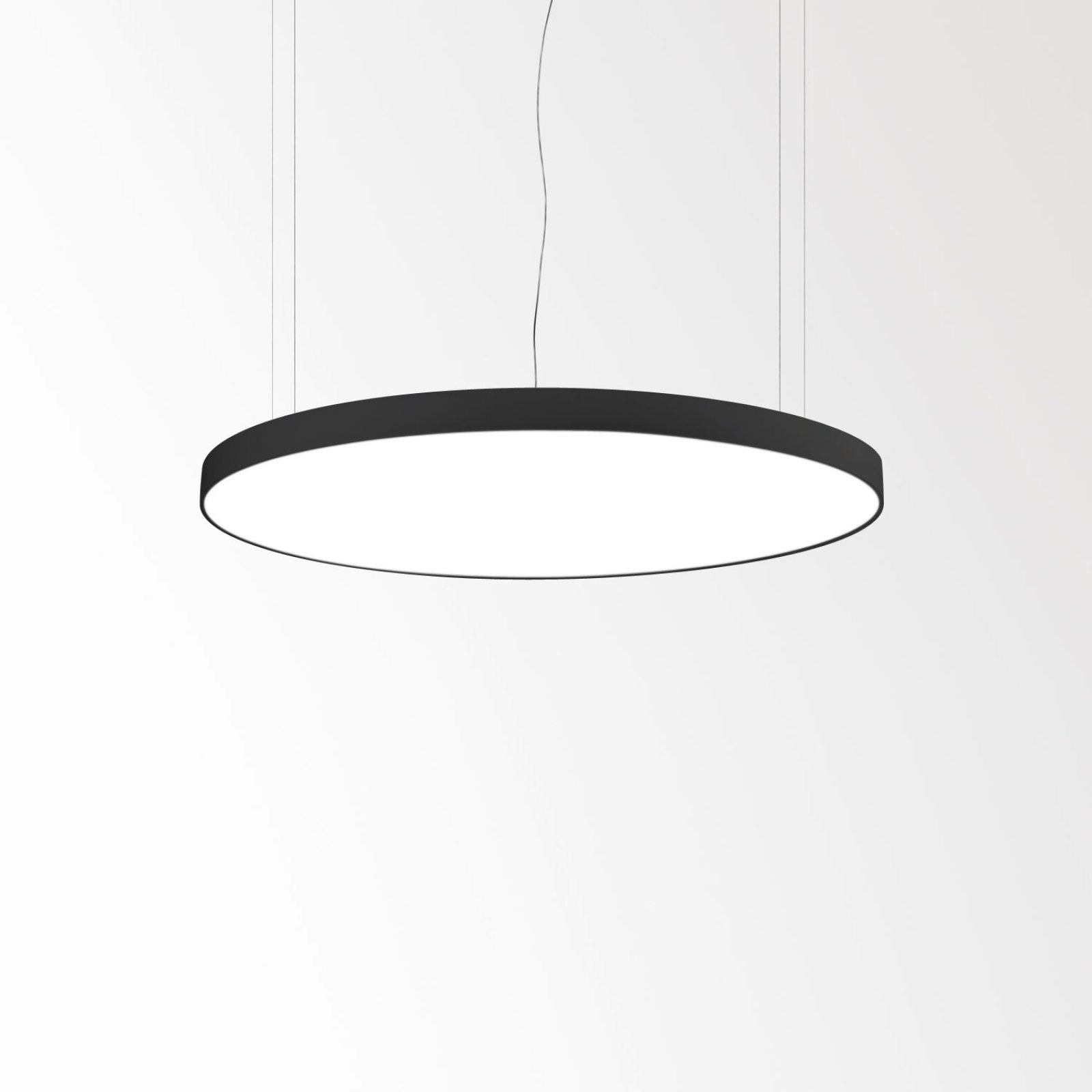 SUPERNOVA FLAT 95 DOWN-UP 930 B черный Delta Light подвесной светильник