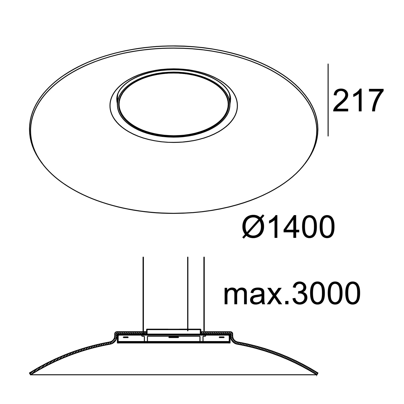 ZOOVER 140 LIGHT GREY 930 B черный Delta Light подвесной светильник 2