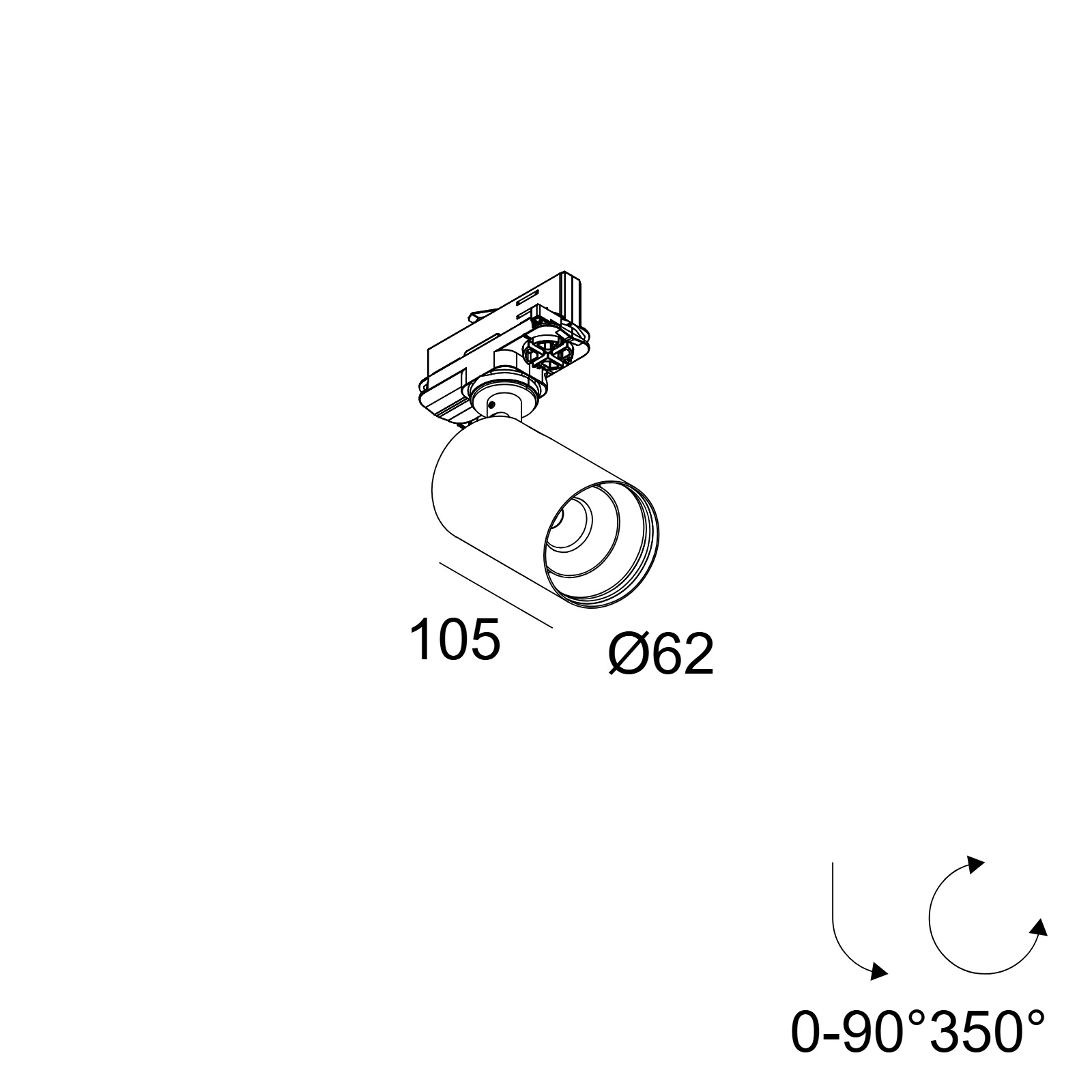 SPYCO AC 92733 ADM DIM8 W белый Delta Light ITD 2