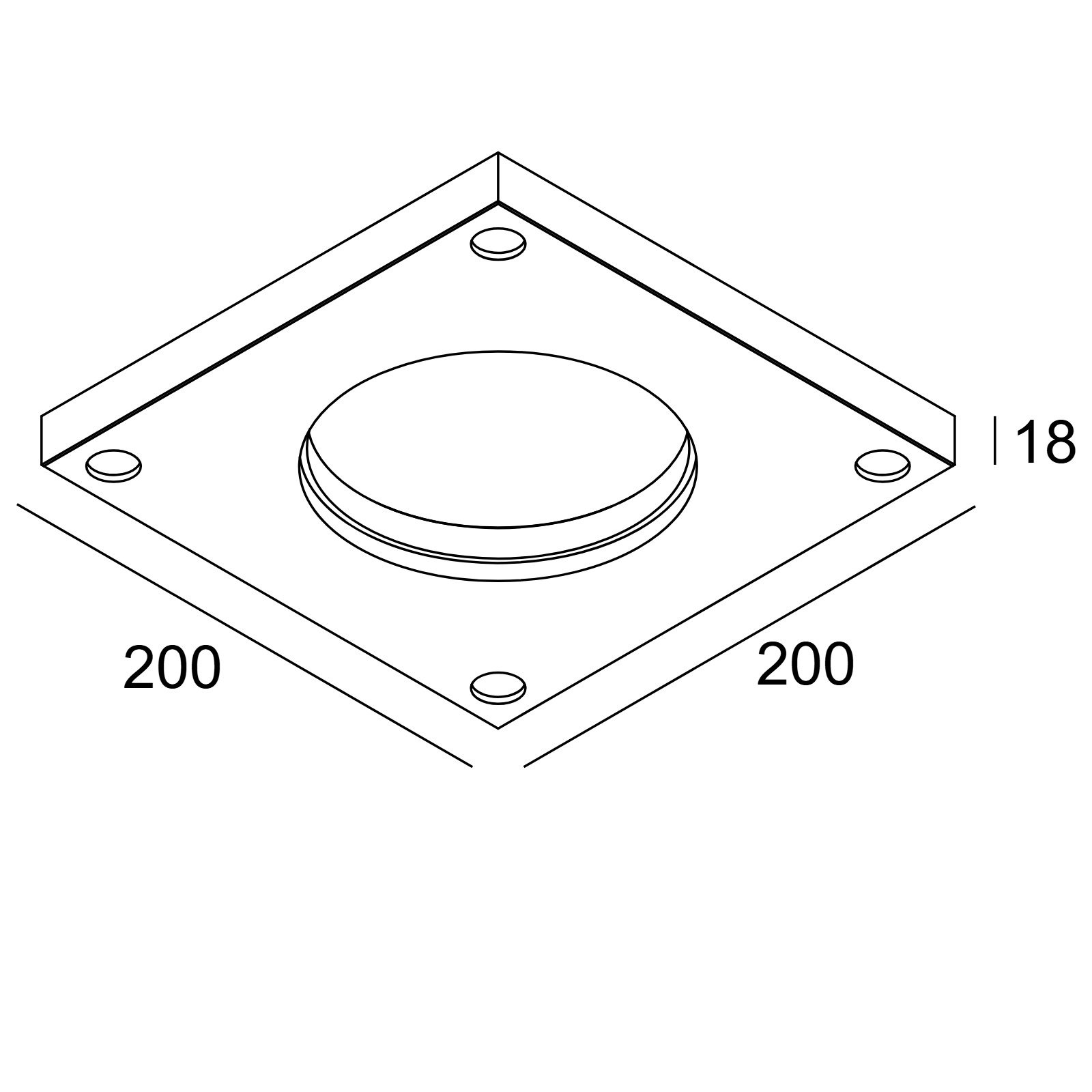 MOUNTING KIT ENTERO RD-L CSC Delta Light монтажный комлект