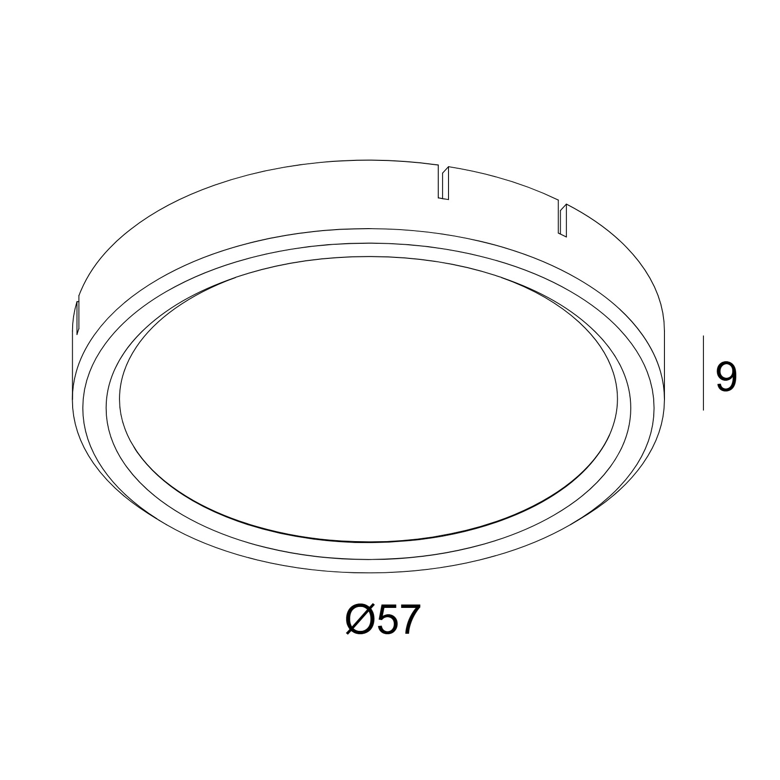 Light altering devices ACCESSOIRE/OPTION Delta Light ENTERO M GLASS SBL 2
