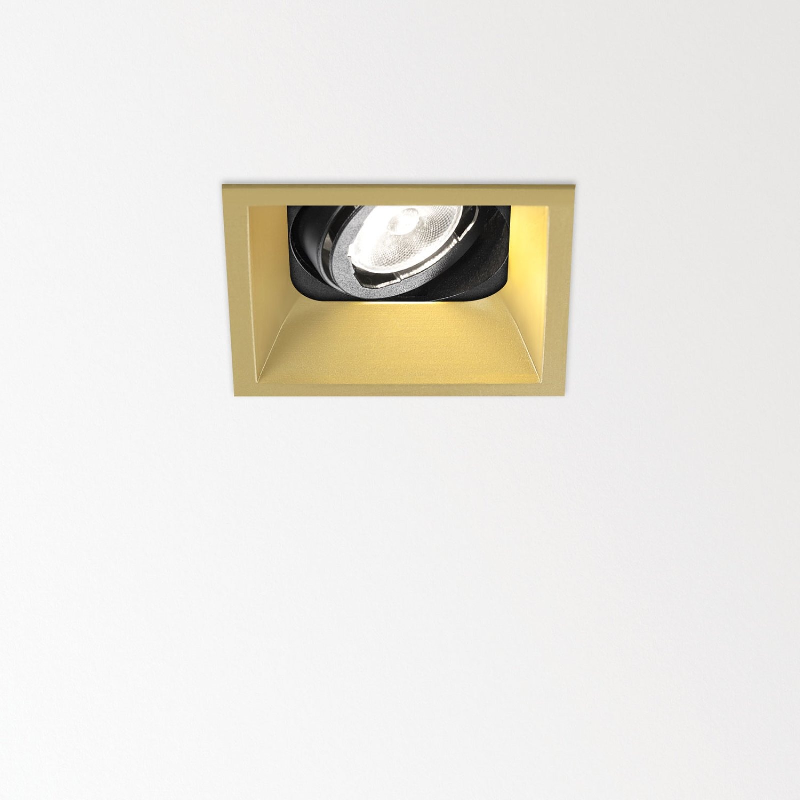 ENTERO SQ-S 92710 GC золото цветное Delta Light Встраиваемый поворотный потолочный светильник