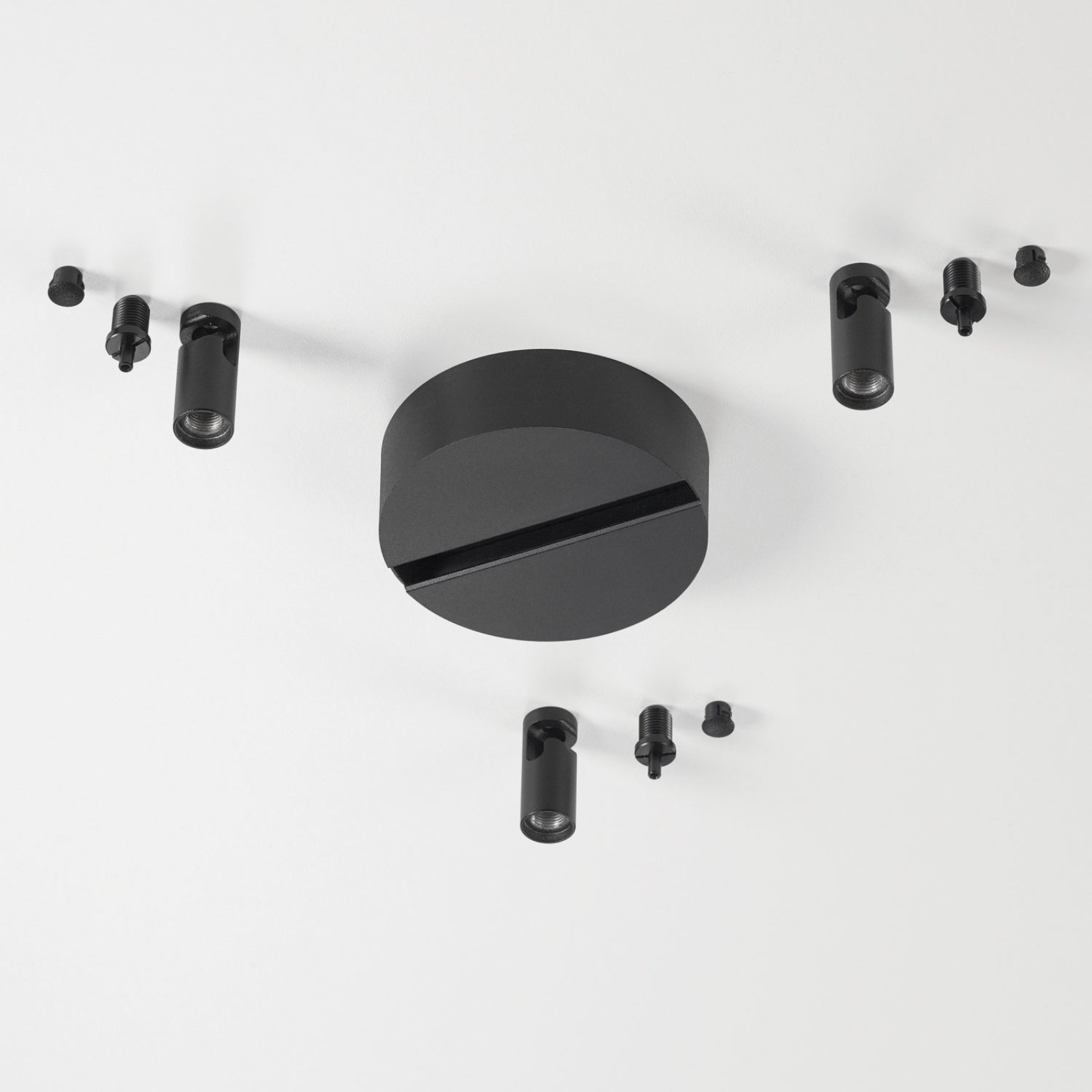 CEILING BASE MULTI 3 B черный Delta Light потолочная база
