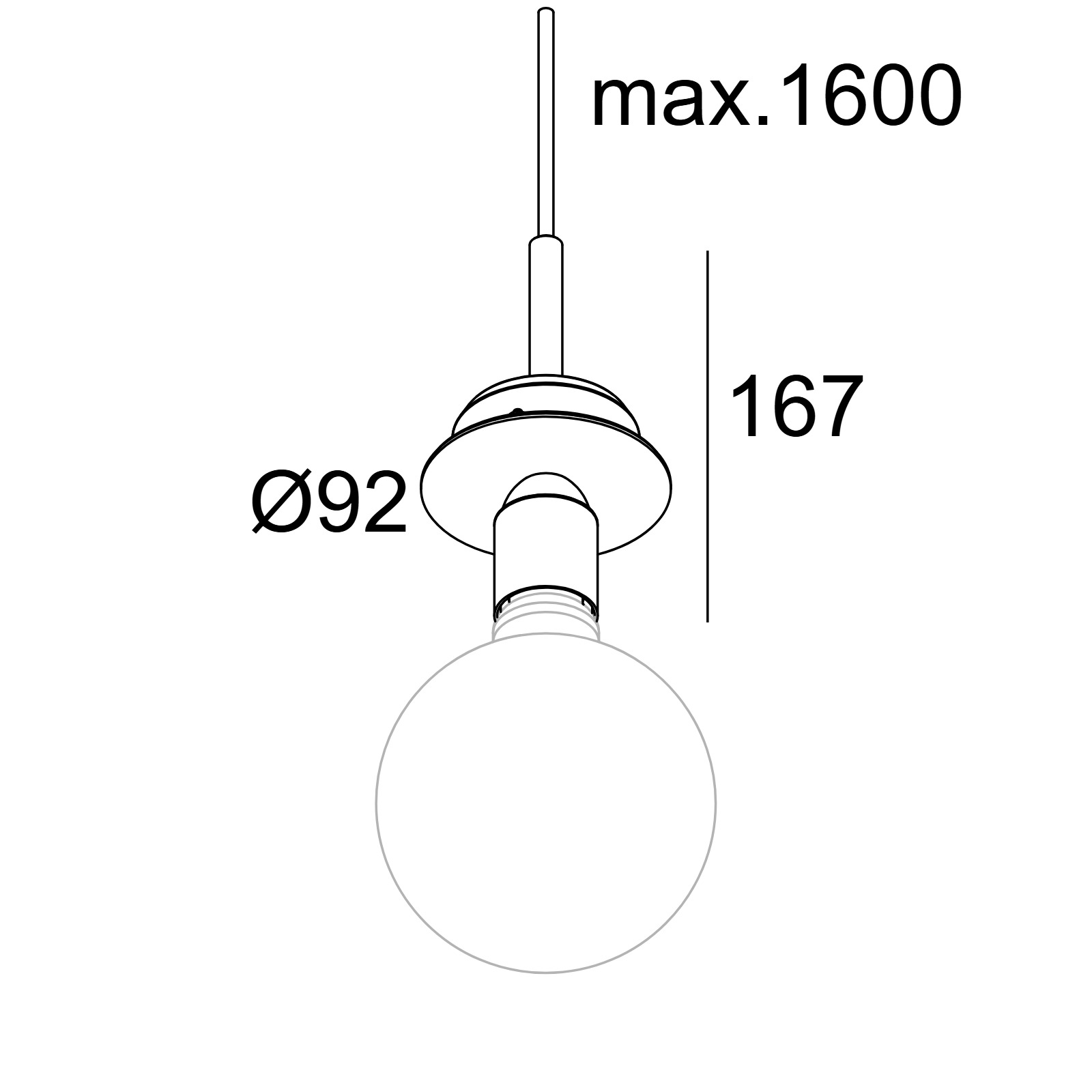 Подвесной светильник TOUPE C E27 Delta Light 28712 0000 2
