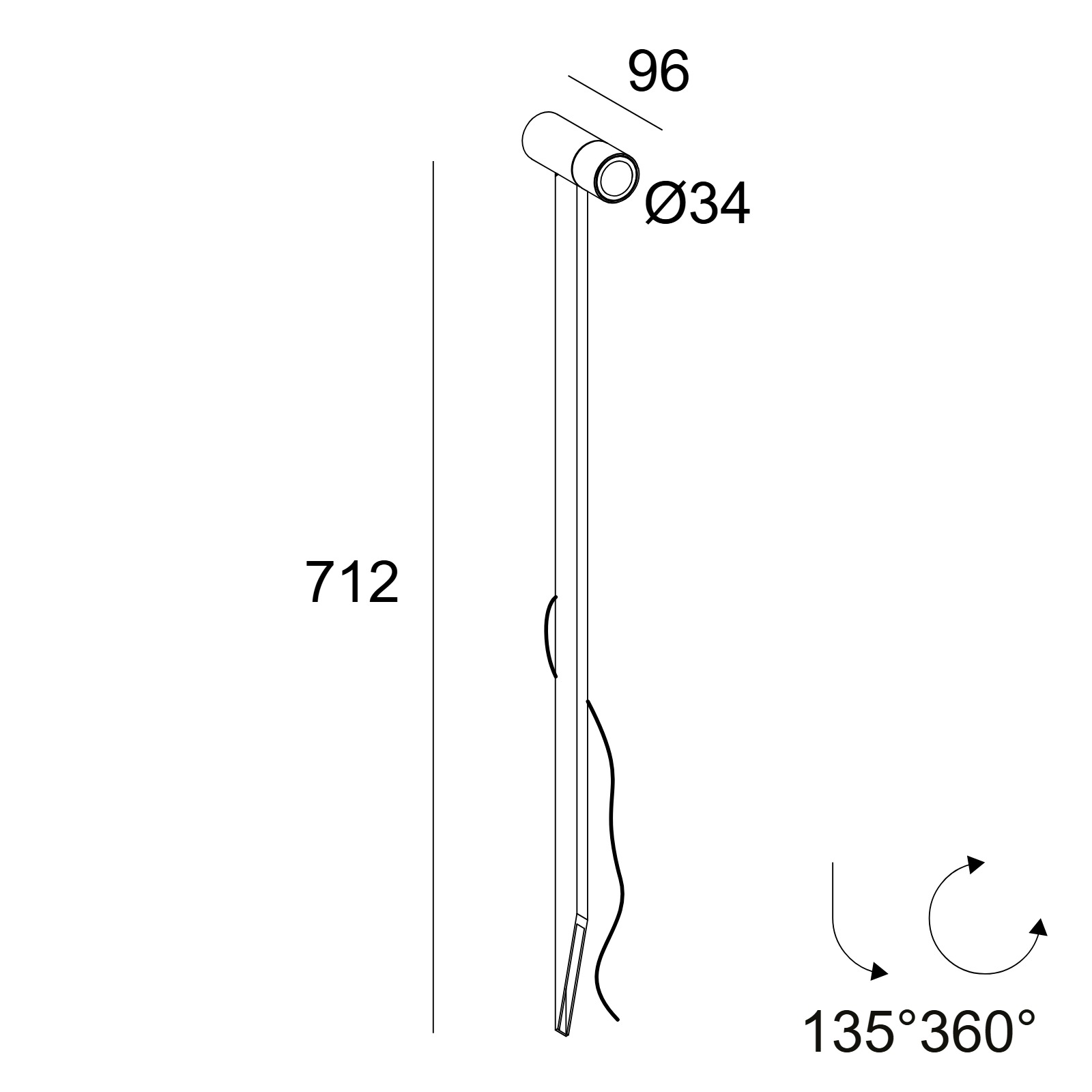 SPIX S PIN 93010 N Delta Light светильник на колышке 2