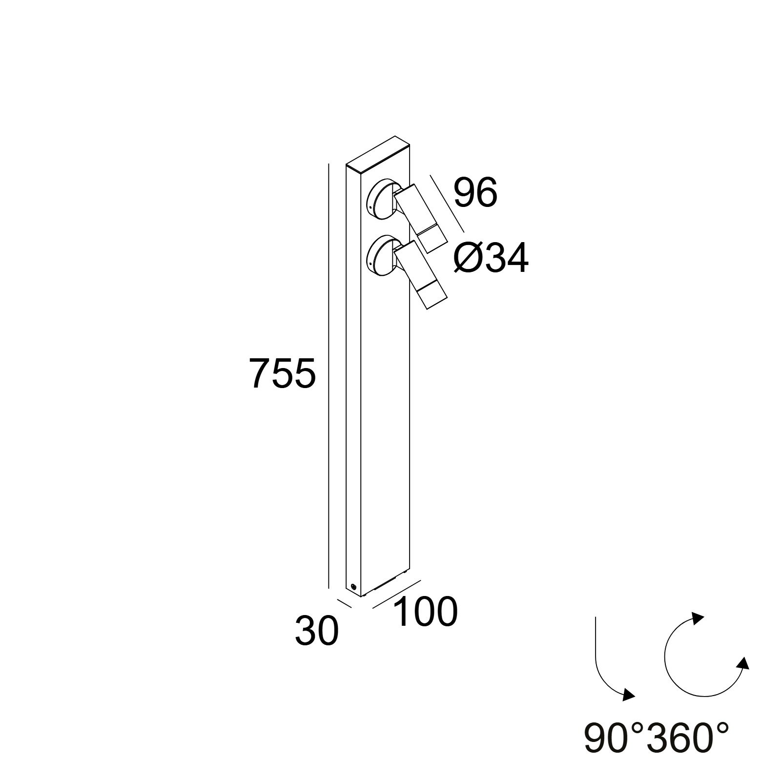 SPIX P70-2 93010 PGR сосновый зеленый Delta Light уличный светильник 2