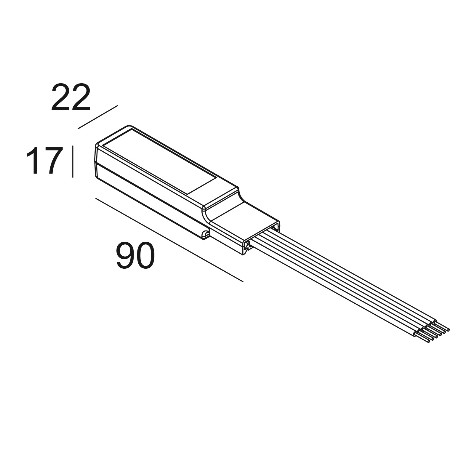 Блоки питания LED ACCESSOIRE/OPTION Delta Light 24V-DC / 2 x 4A WIRELESS DIM UNIT 2