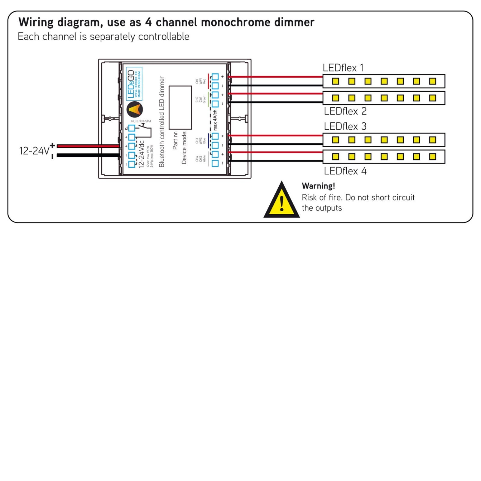 WIRELESS CONTROL 2 CHANNEL TUNABLE WHITE Delta Light LT 4