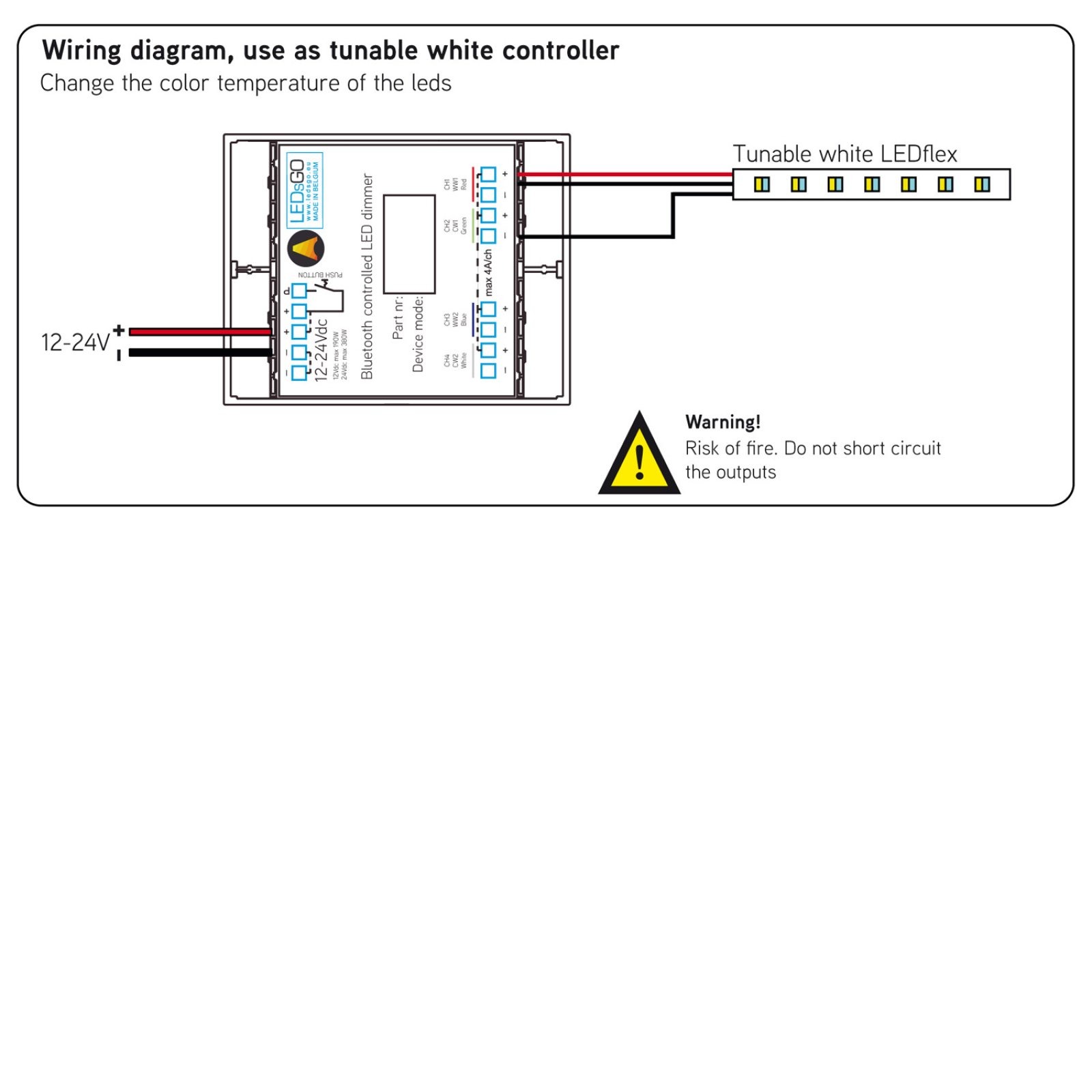 WIRELESS CONTROL 2 CHANNEL TUNABLE WHITE Delta Light LT 3