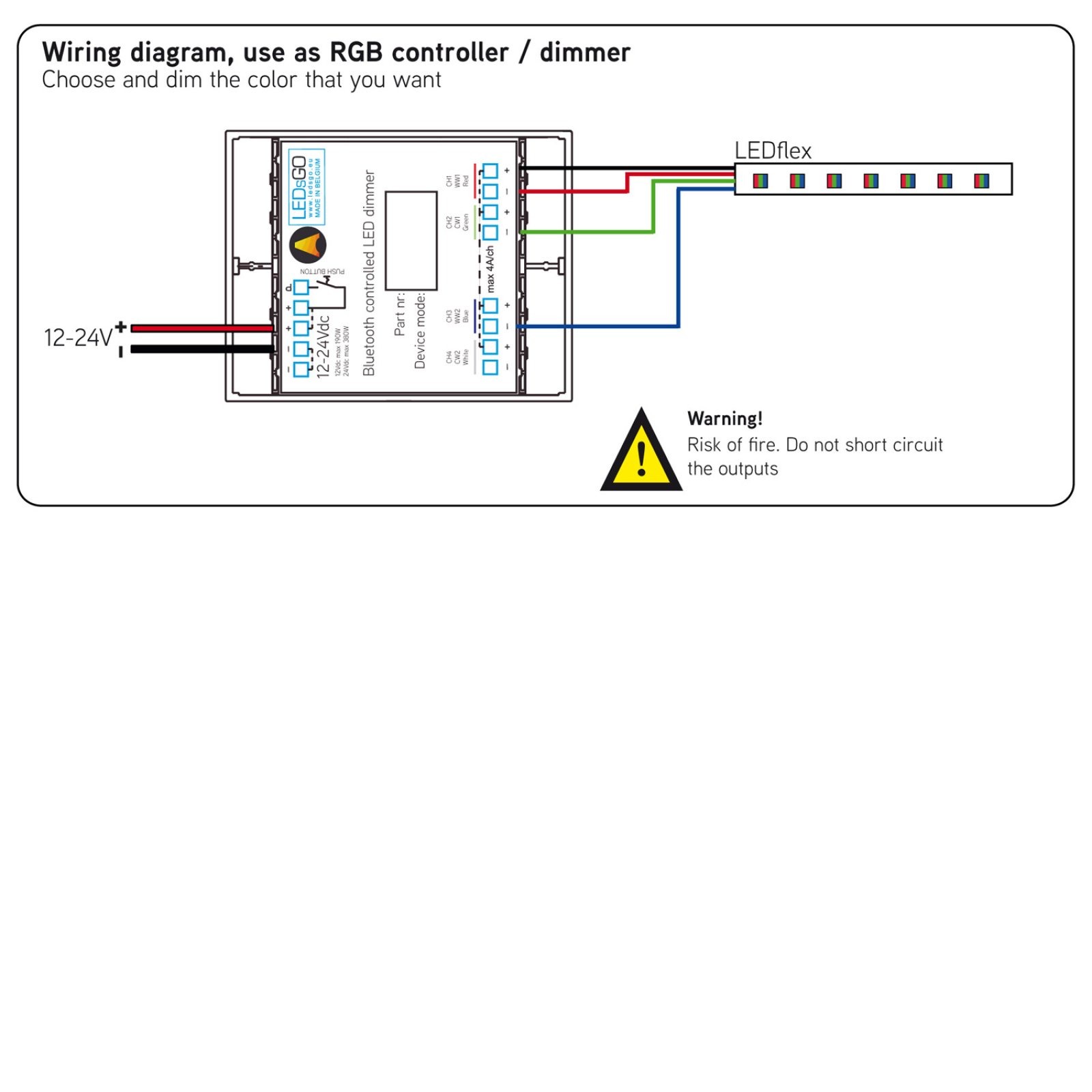 WIRELESS CONTROL 2 CHANNEL TUNABLE WHITE Delta Light LT 5