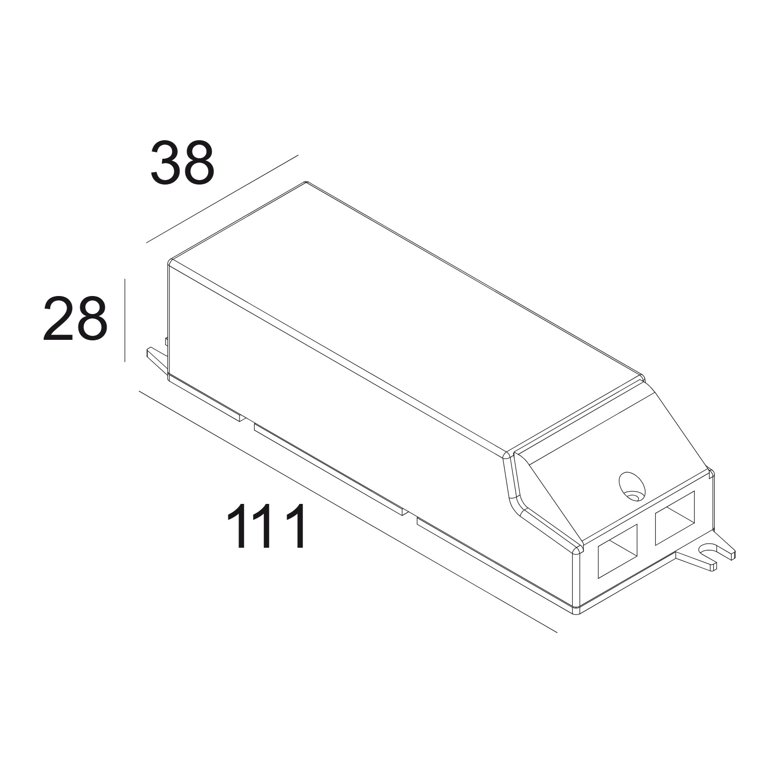 LED POWER SUPPLY 1050mA-DC / 22W Delta Light LT 2