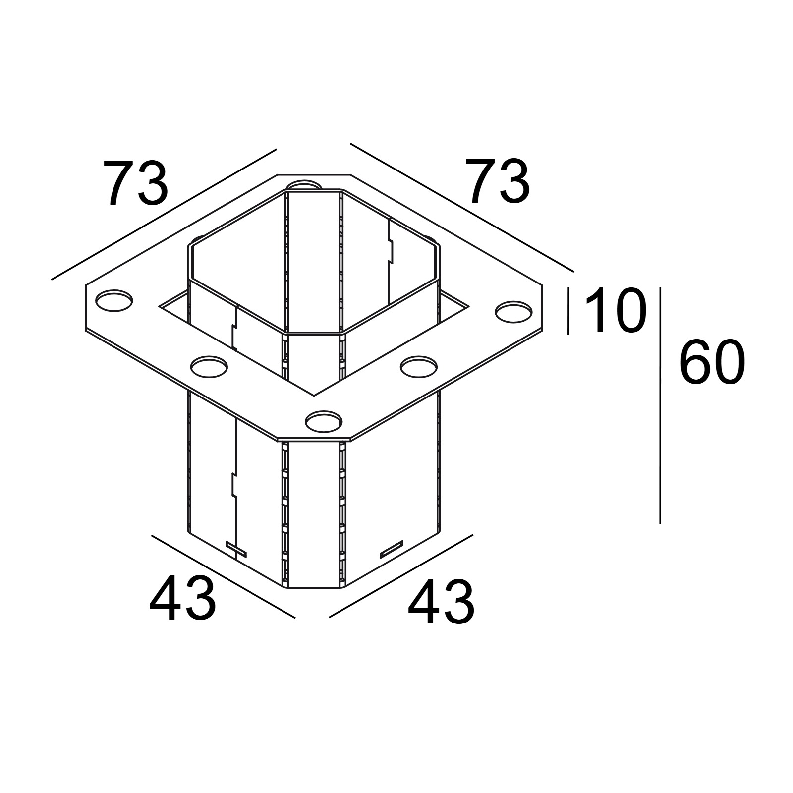 Бетон boxes CONCRETE BOX Delta Light CONCRETE BOX 153