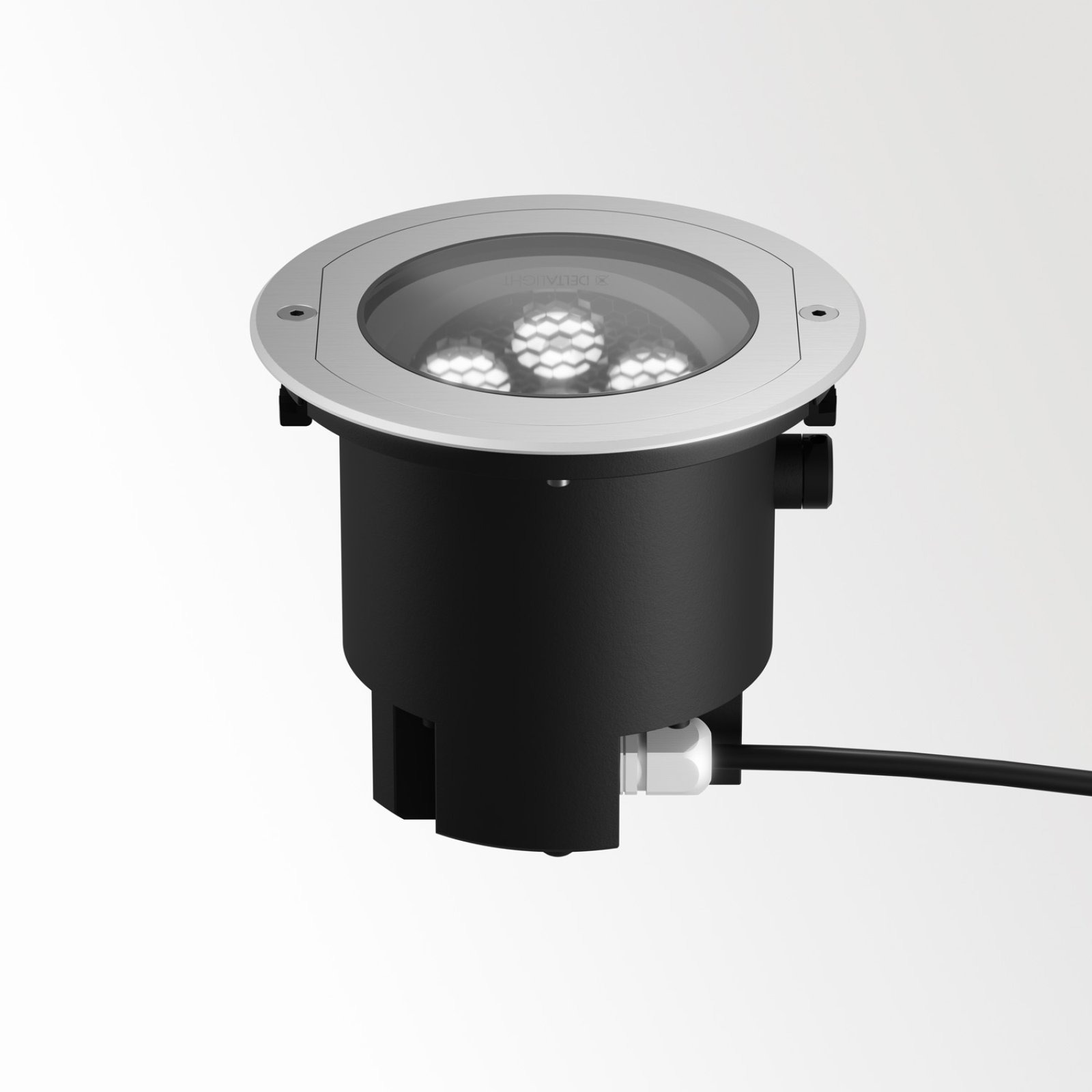 LOGIC 190 R OK SP HONEYCOMB 92708 INOX нерж. сталь Delta Light грунтовый светильник 4