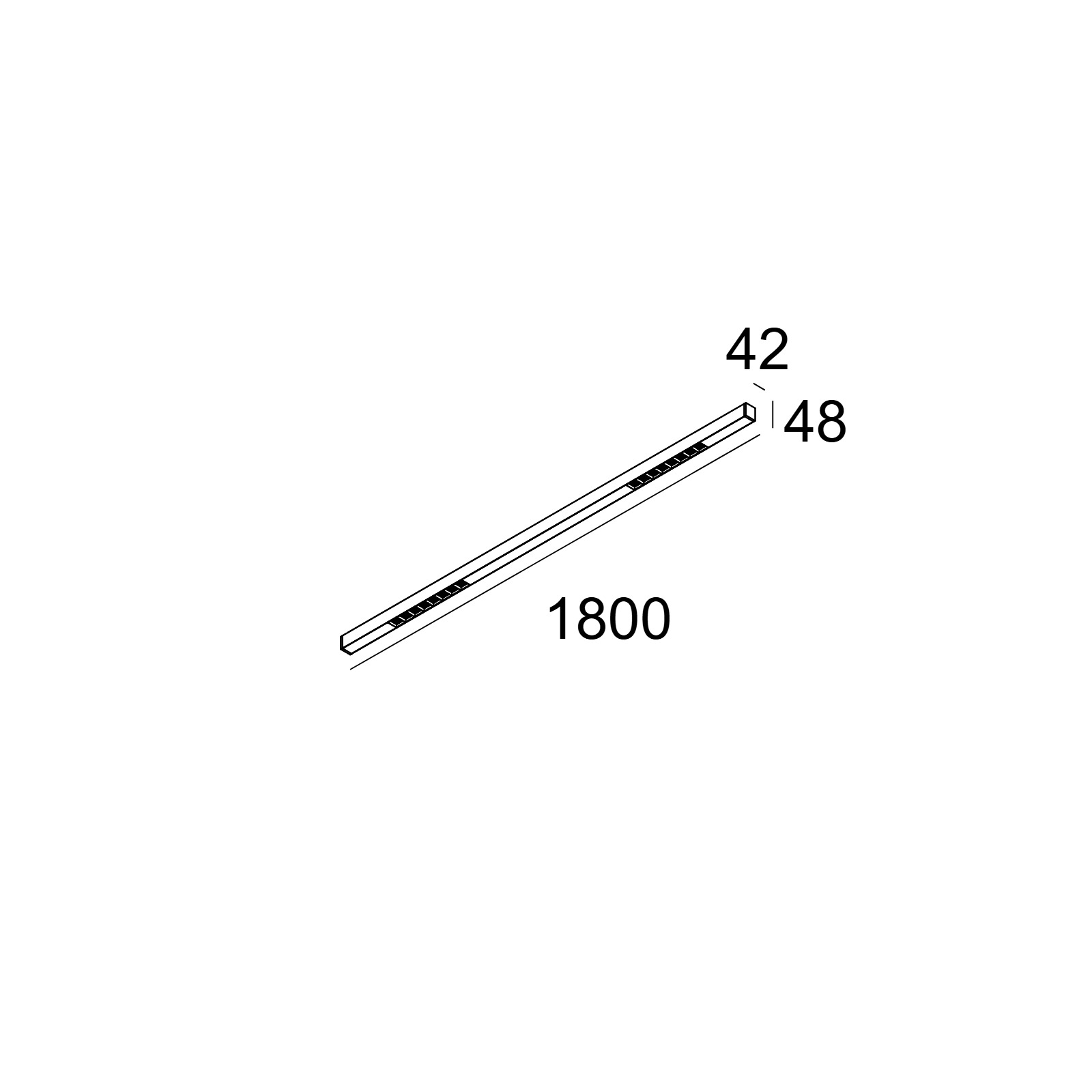 Технический подвесной светильник INFORM 40 SQ Delta Light 30713 XXX5 2