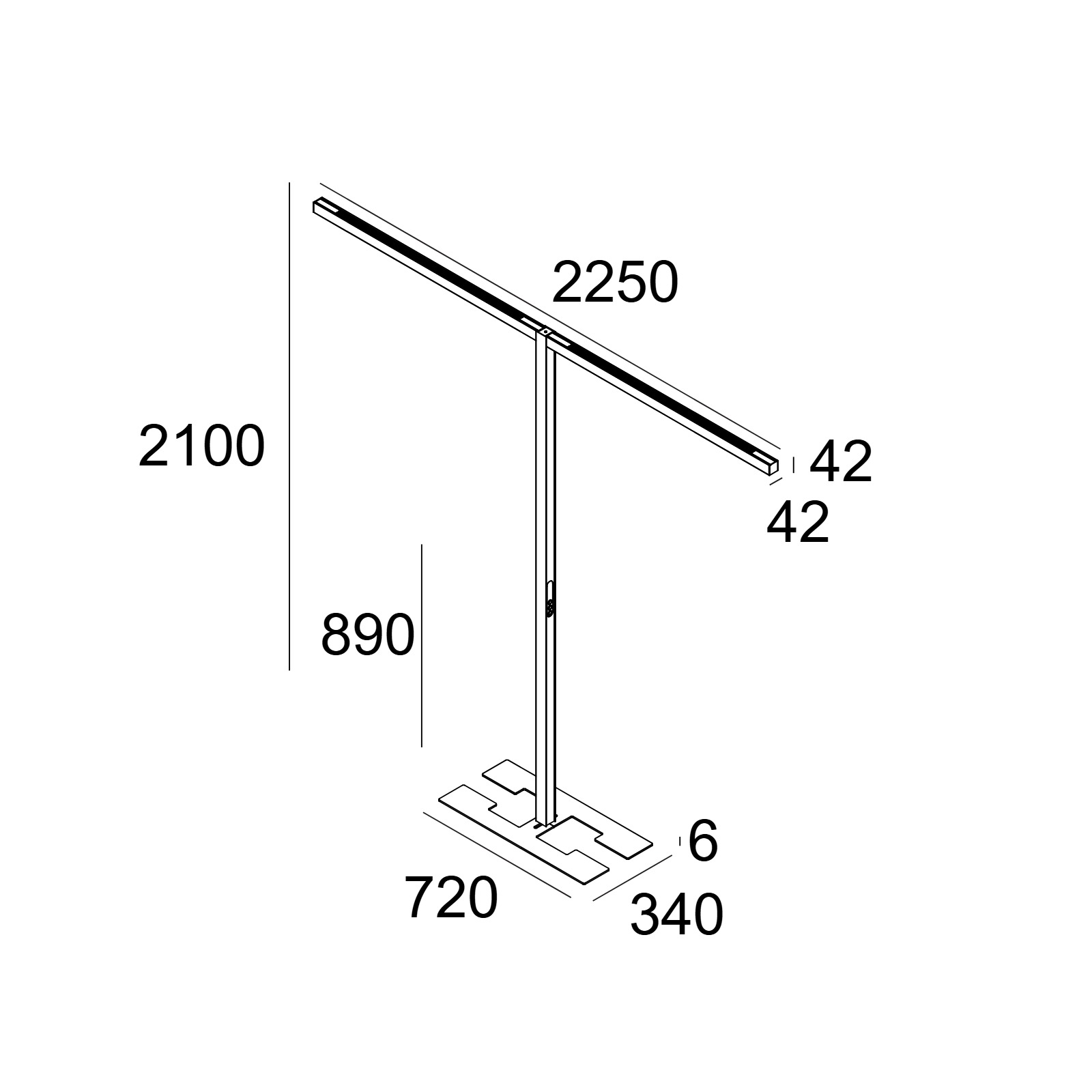 Торшер INFORM 40 SQ F2 PDS (Presence and Daylight Sensor) Delta Light 100095 XXX0 2