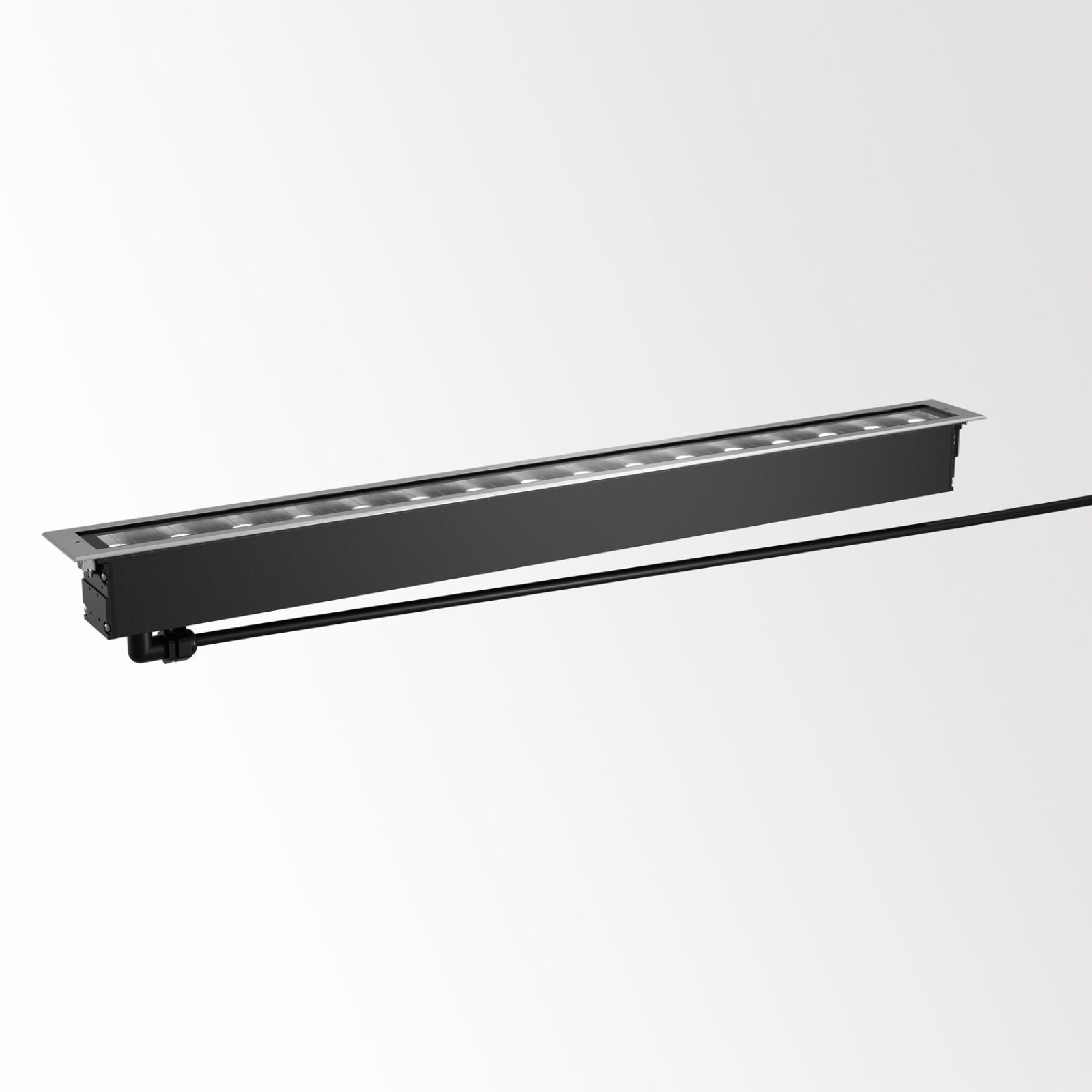 LOGIC LINEAR 880 HONEYCOMB 92715 INOX нерж. сталь Delta Light линейный грунтовый светильник 4