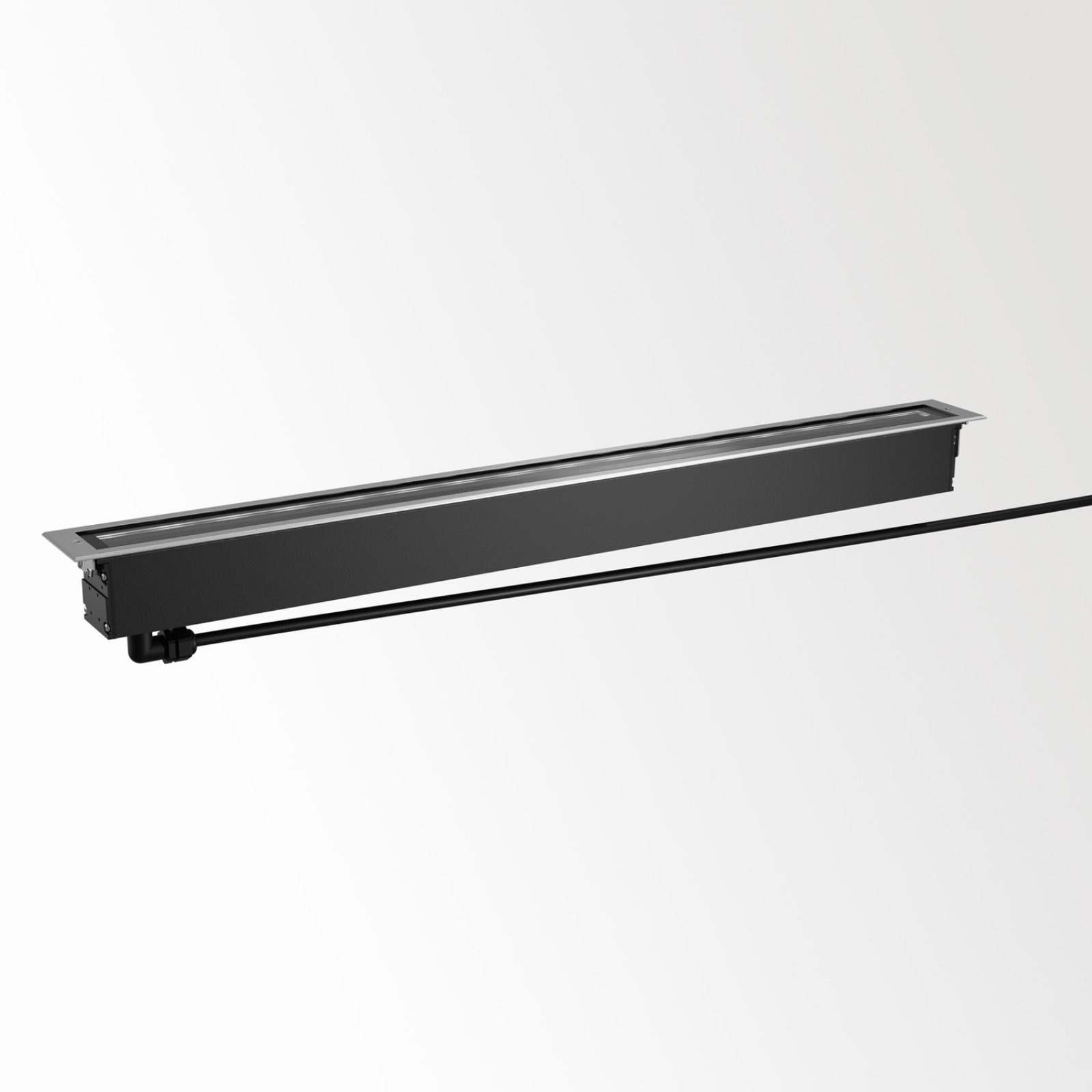 LOGIC LINEAR 880 WALLGRAZER AG 927 INOX нерж. сталь Delta Light линейный грунтовый светильник 4