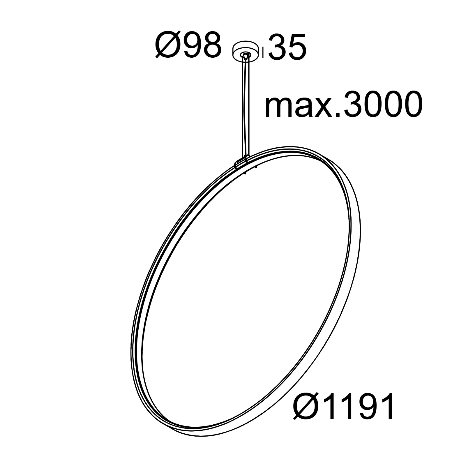 SUPERLOOP VC 120 SBL 930 FBR фламандская бронза Delta Light подвесной светильник 2