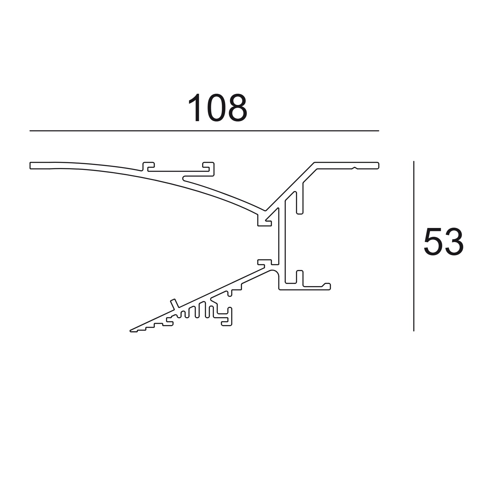 BL - PROFILE W белый Delta Light ILP 2