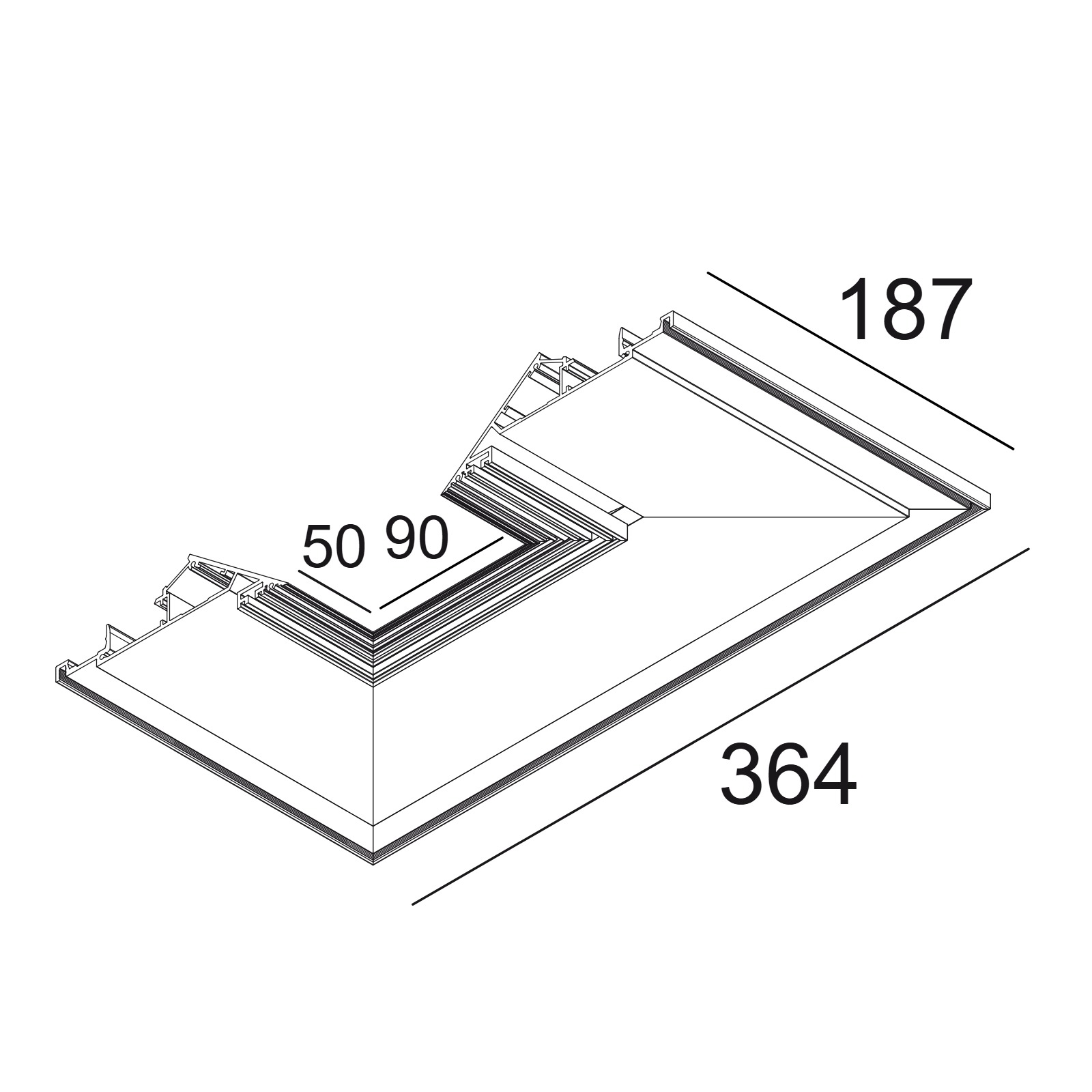 SPT PRO - SET U 90 B черный Delta Light ILP