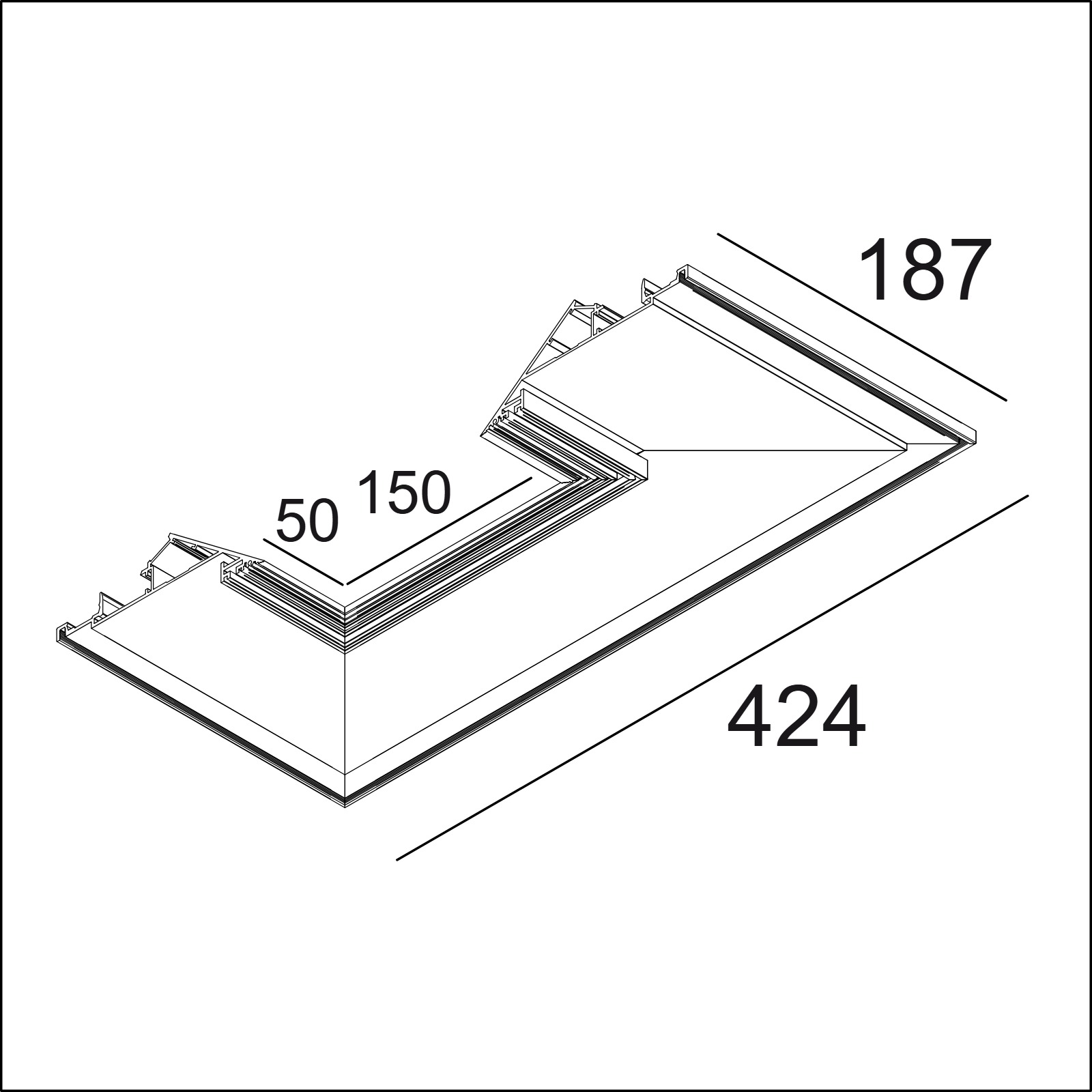 SPT PRO - SET U 150 B черный Delta Light ILP