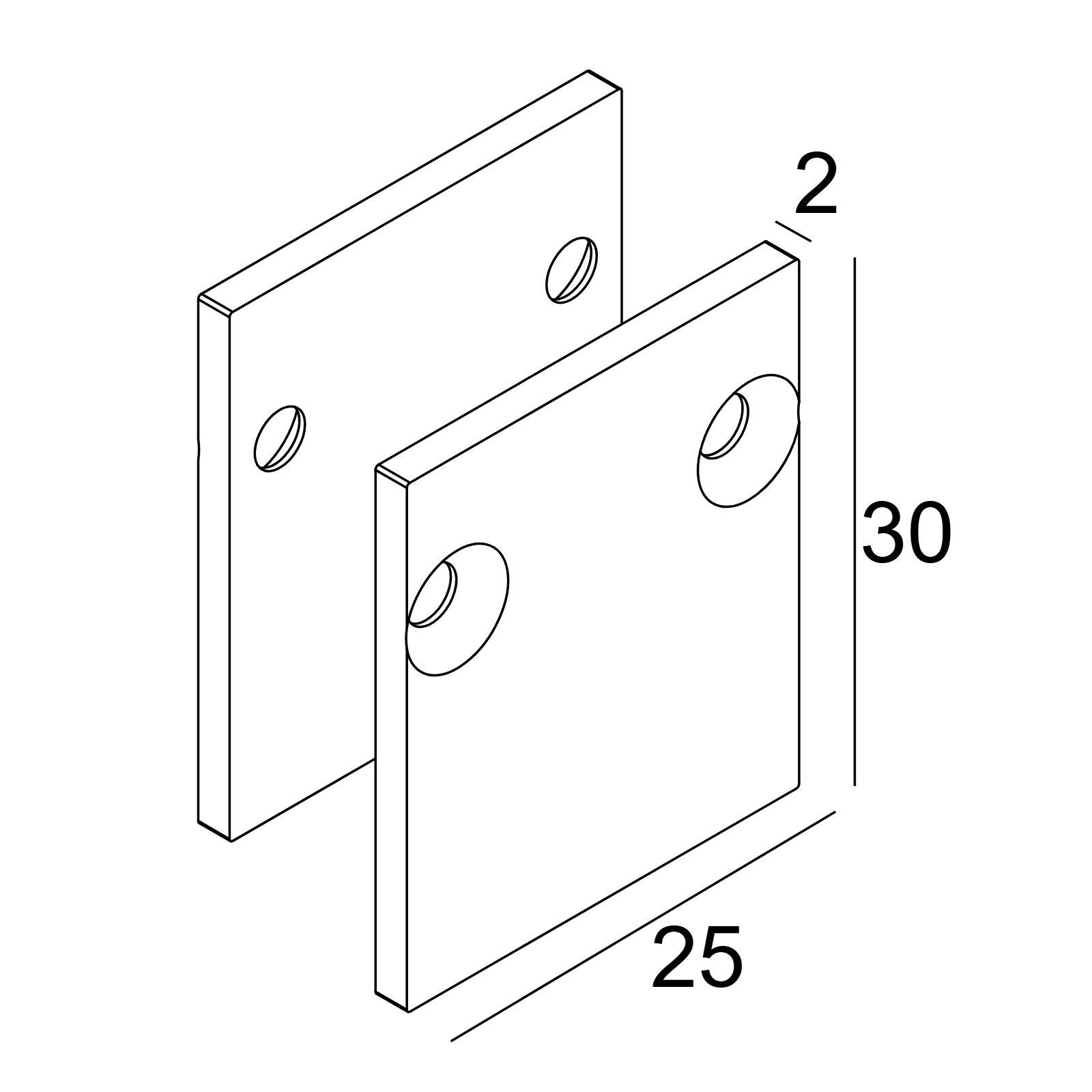 End caps DUMMY Delta Light FTL25 TP - END CAP SET B 2