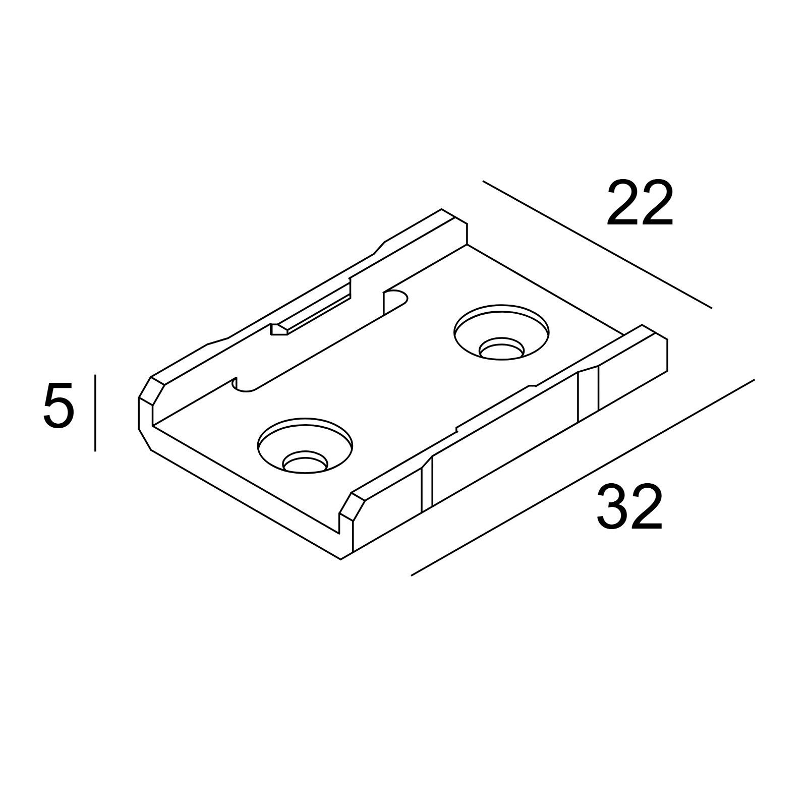 FTLW/FTL25F/SHL 19 MOUNTING CLIP SET Delta Light ILP 2