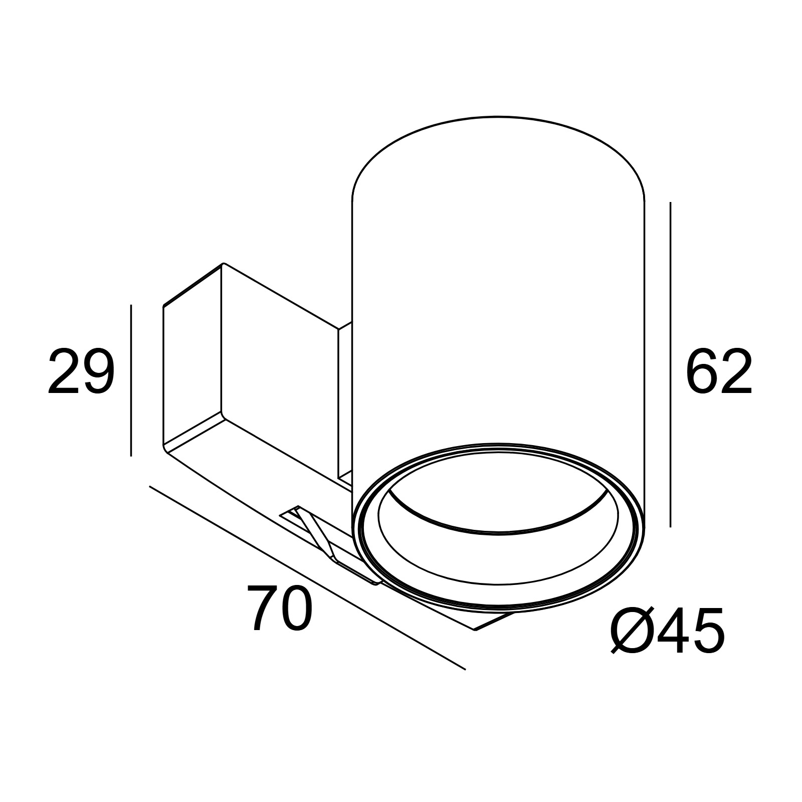 SUPERLOOP-FIX 45 92740 MDL B черный Delta Light подвесной светильник 2