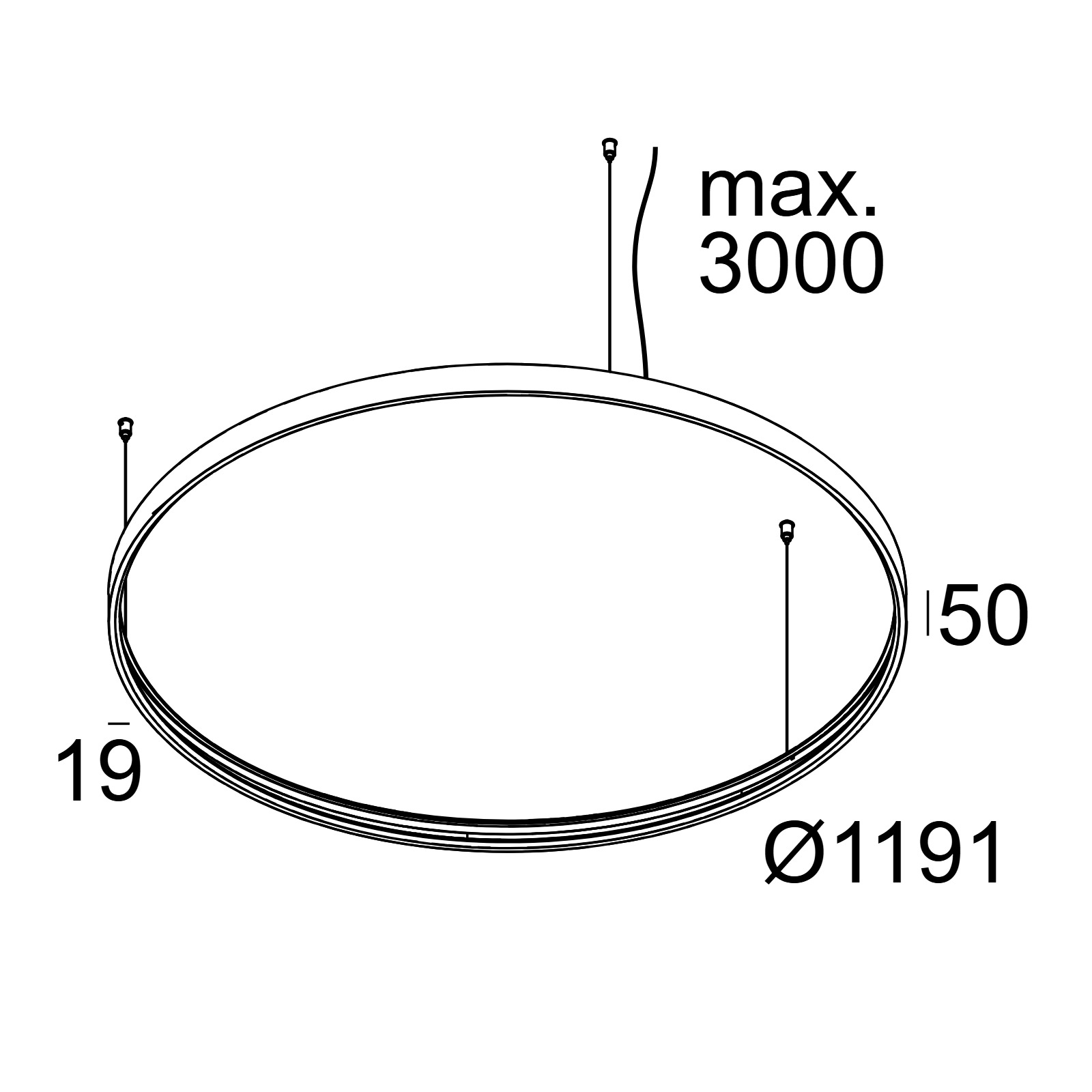 SUPERLOOP HC 120 MDL FBR фламандская бронза Delta Light подвесной светильник 2