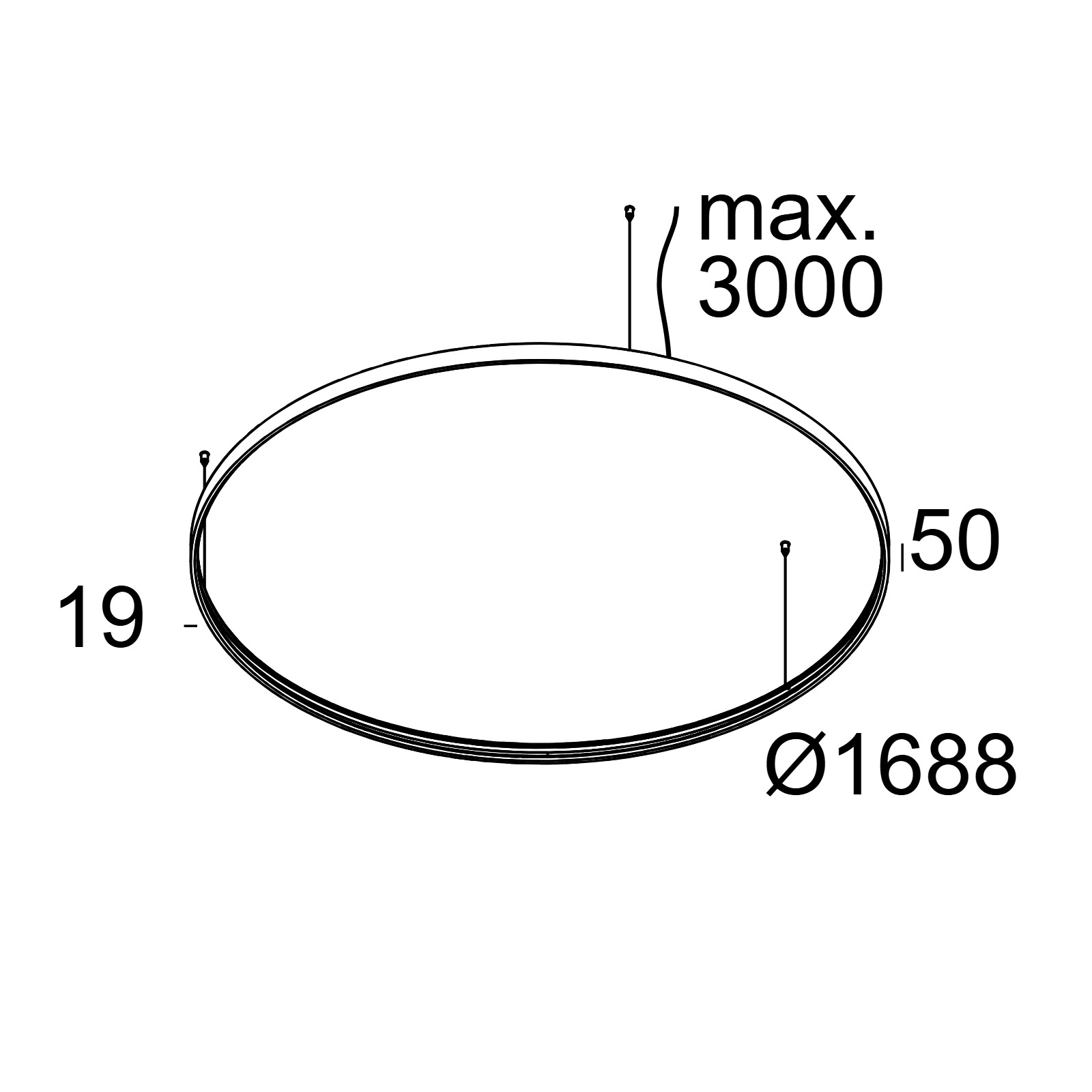 SUPERLOOP HC 170 MDL B черный Delta Light подвесной светильник 2