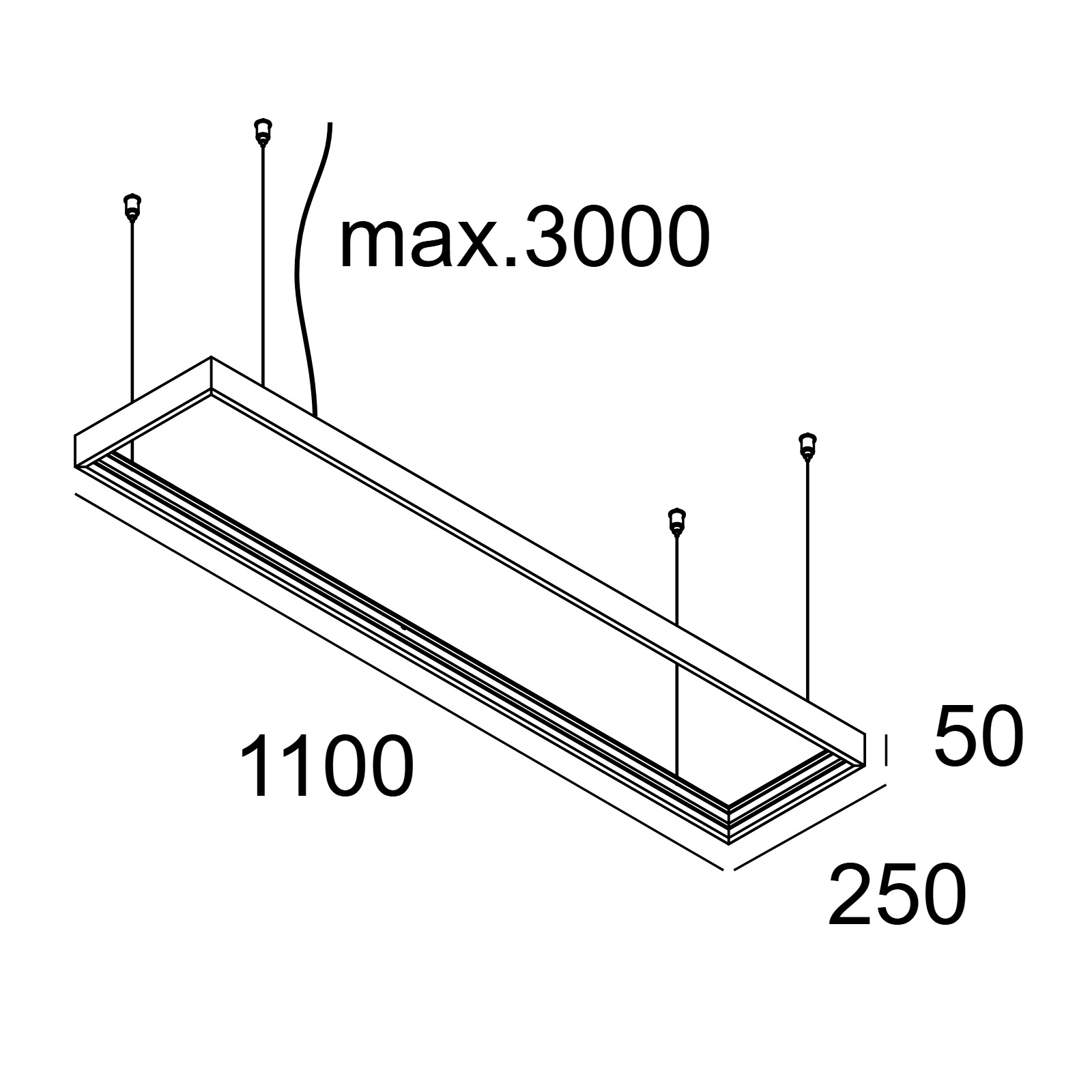 BOXY GLASS SBL B черный Delta Light аксессуар 3