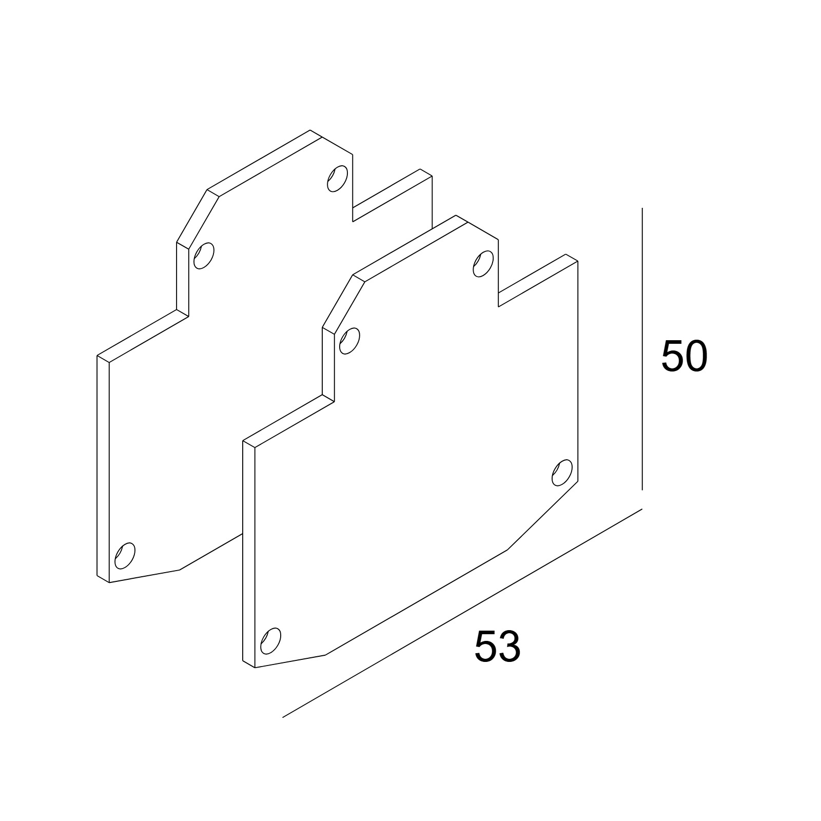 SPM20 - END CAP B черный Delta Light IMP 2