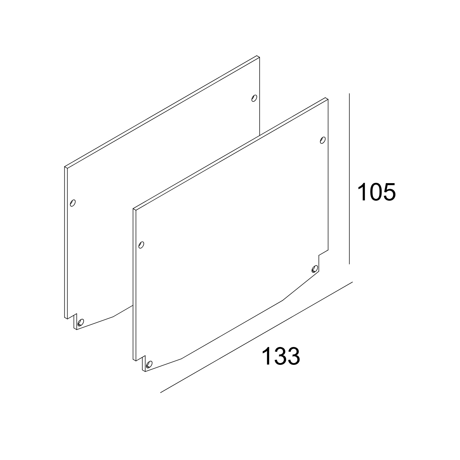 SPM52 - END CAP B черный Delta Light IMP 2