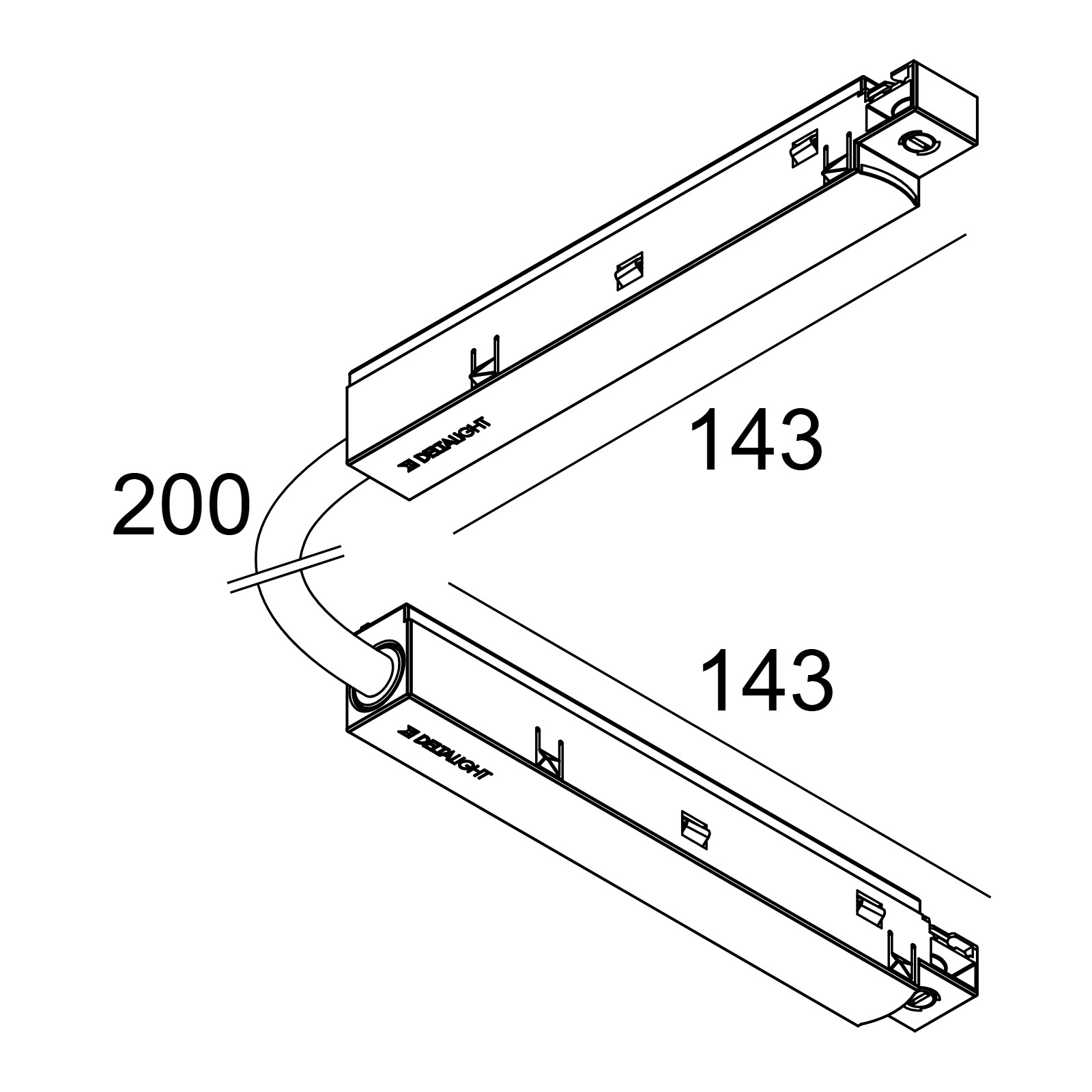 Current supply Delta Light SPM - CONNECTOR 48V - 0-180°