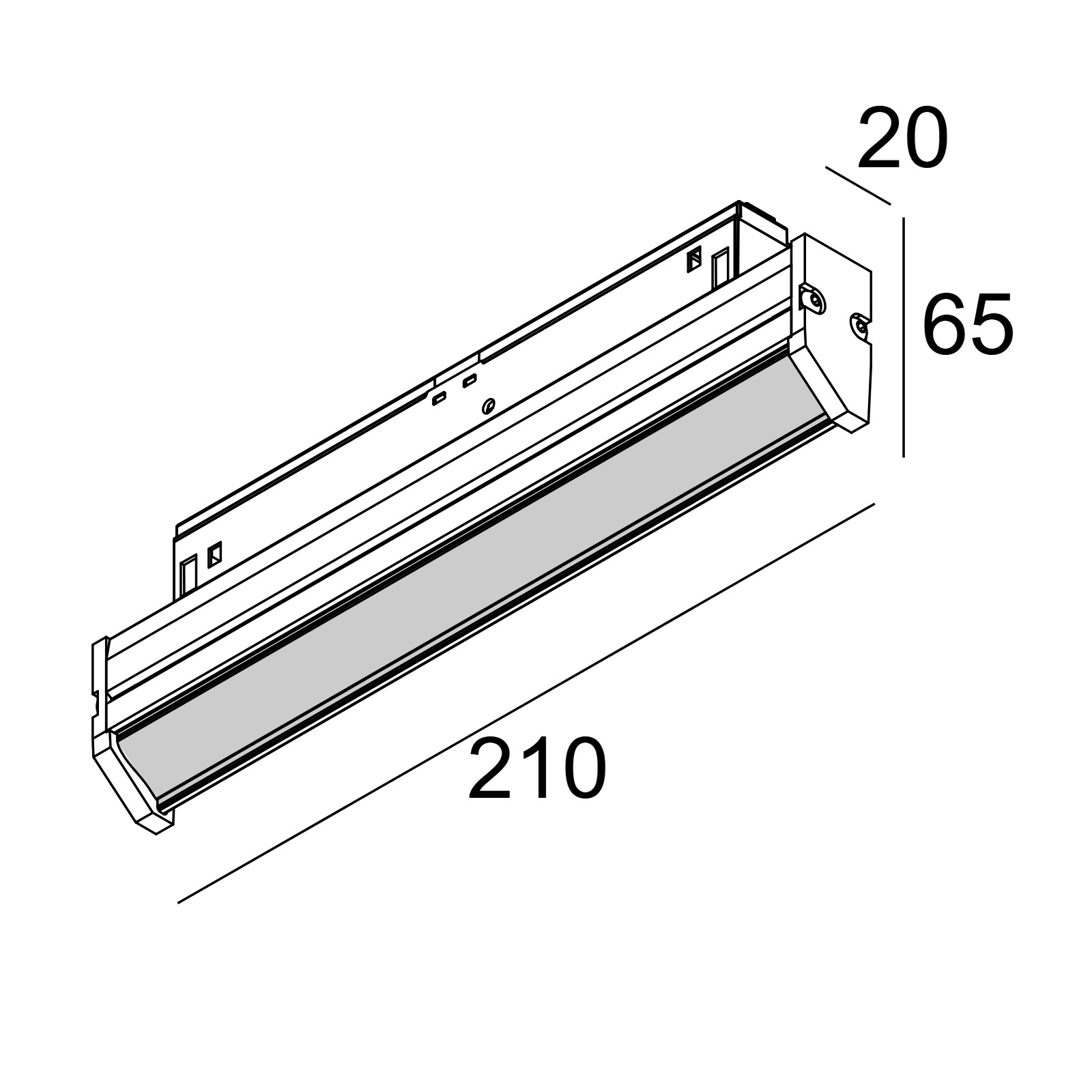 M20/M26 - DOT.COM WALLWASH 02 927 HO ПОТОЛОК ВСТРОЕННЫЙ / ПОТОЛОК НАКЛАДНОЙ Delta Light 2