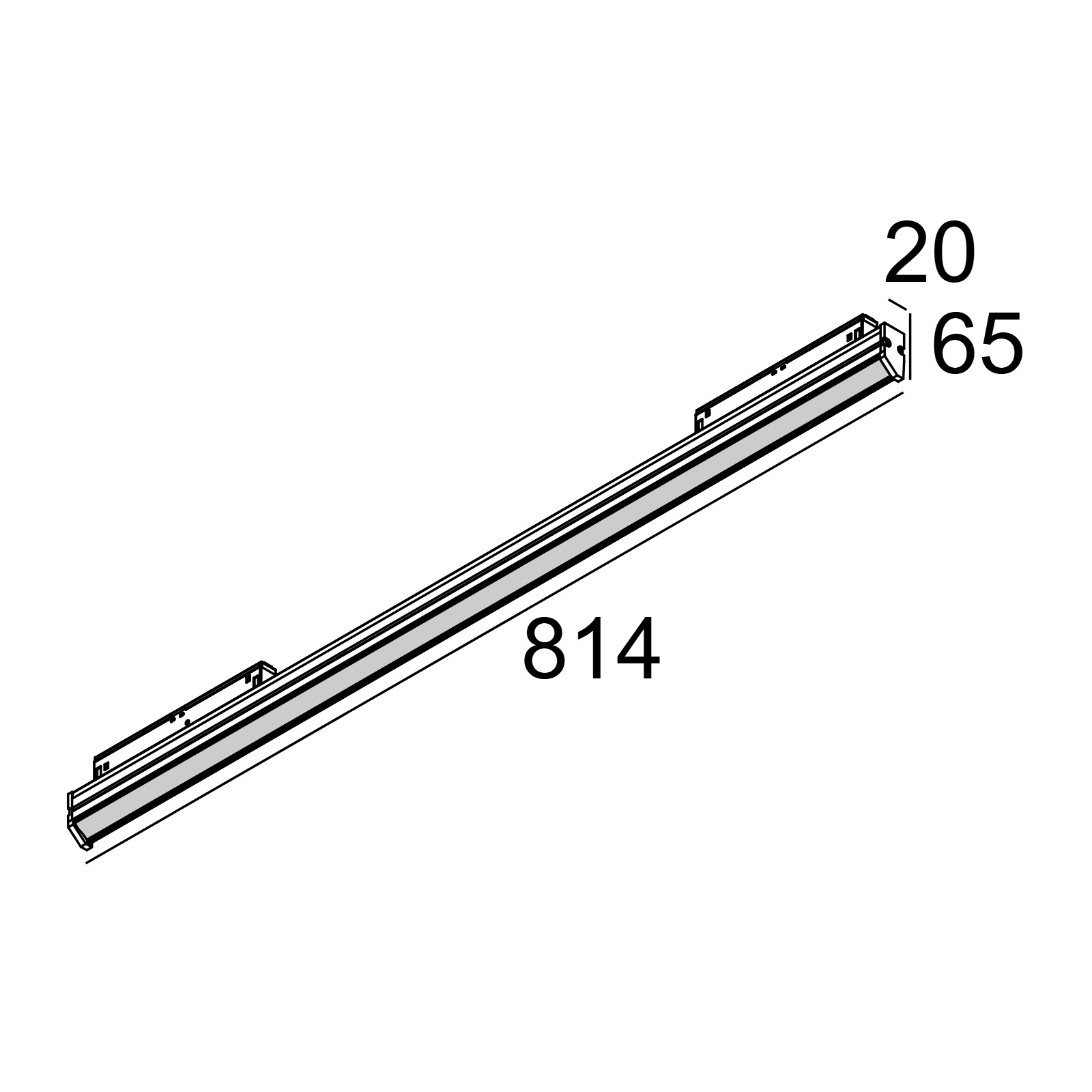 M - DOT.COM WALLWASH 08 927 DIM5 B черный Delta Light светильник 2