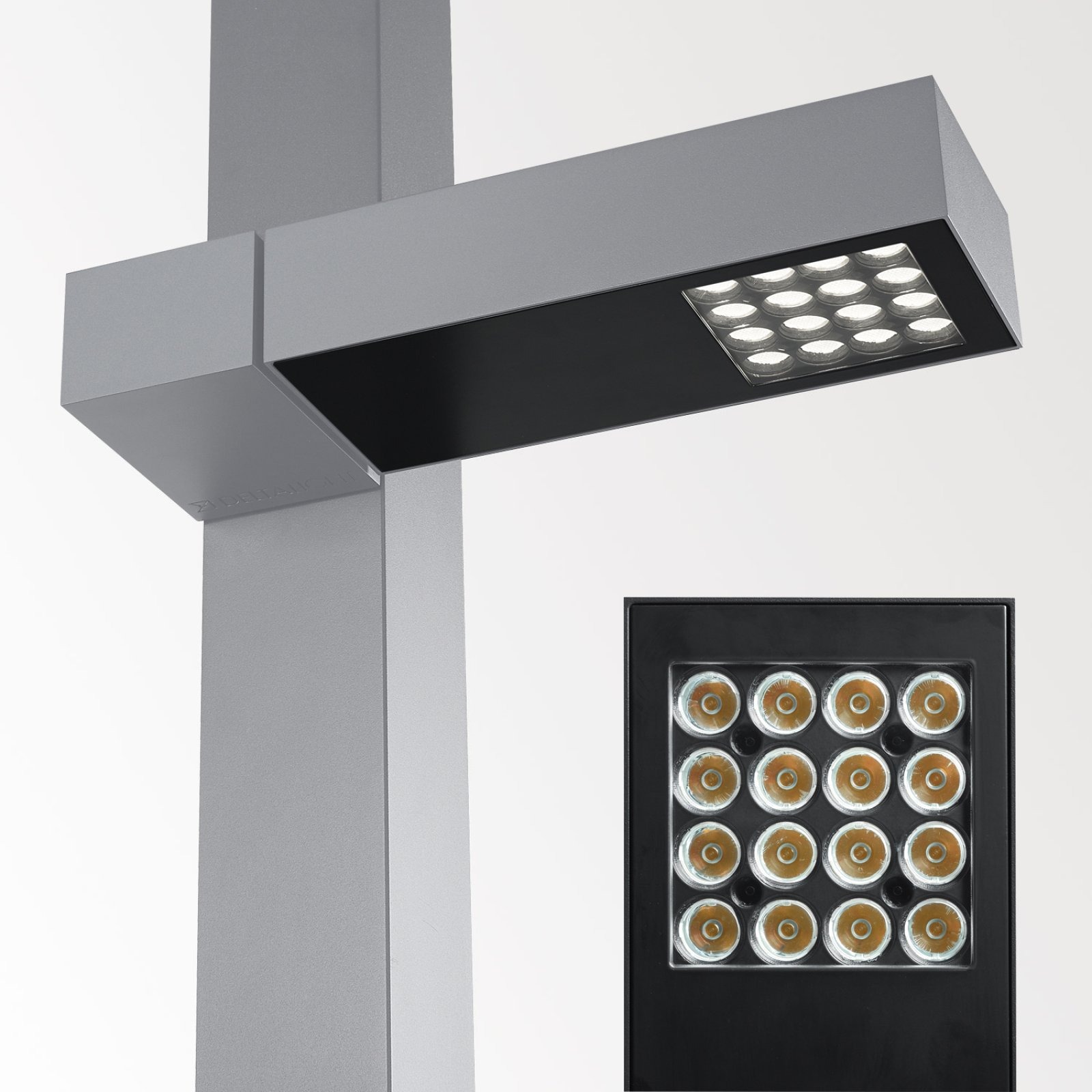 POLESANO 830 SPOT A-B алюм. серый Delta Light светильник на опору