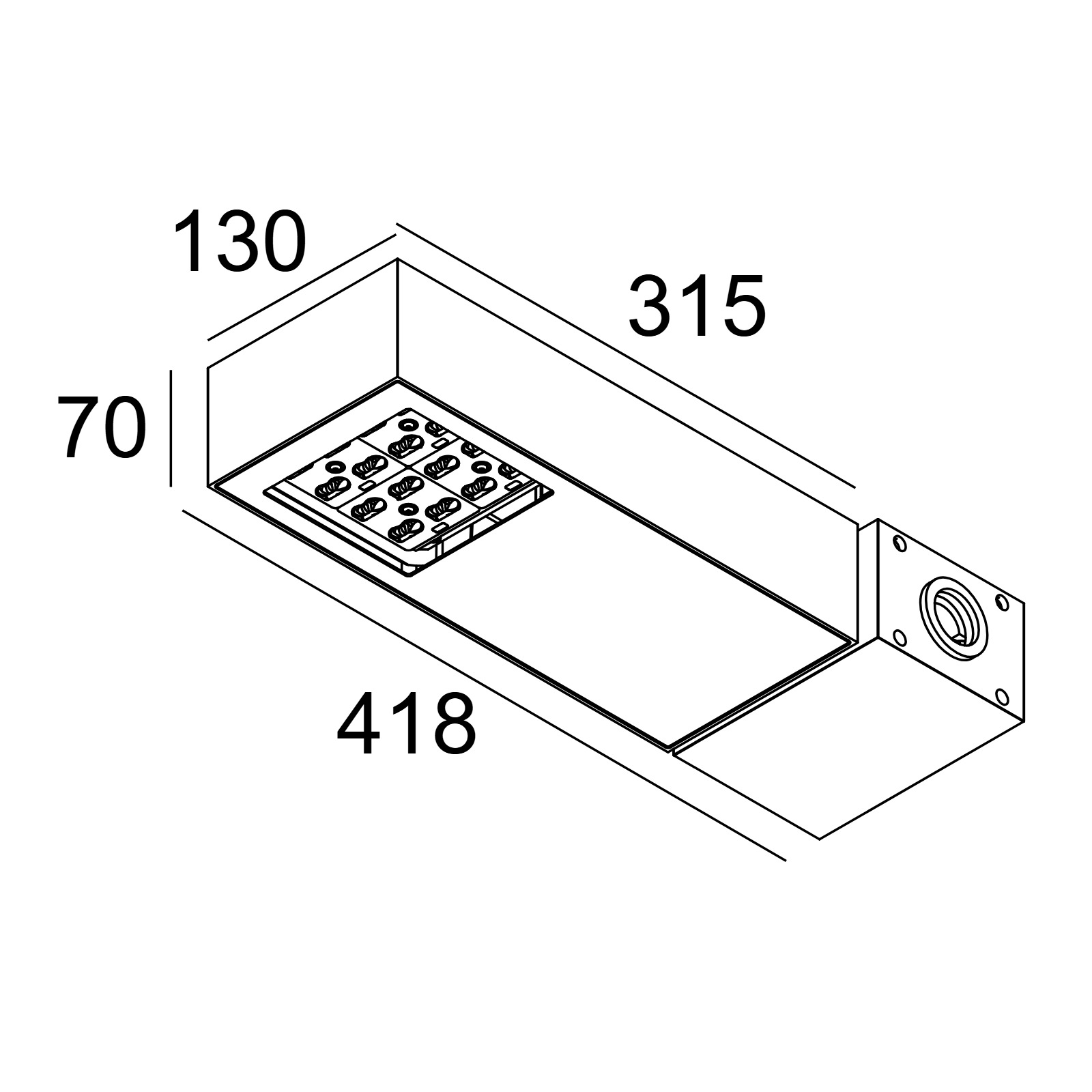POLESANO 830 STREET A-B алюм. серый Delta Light светильник на опору 2
