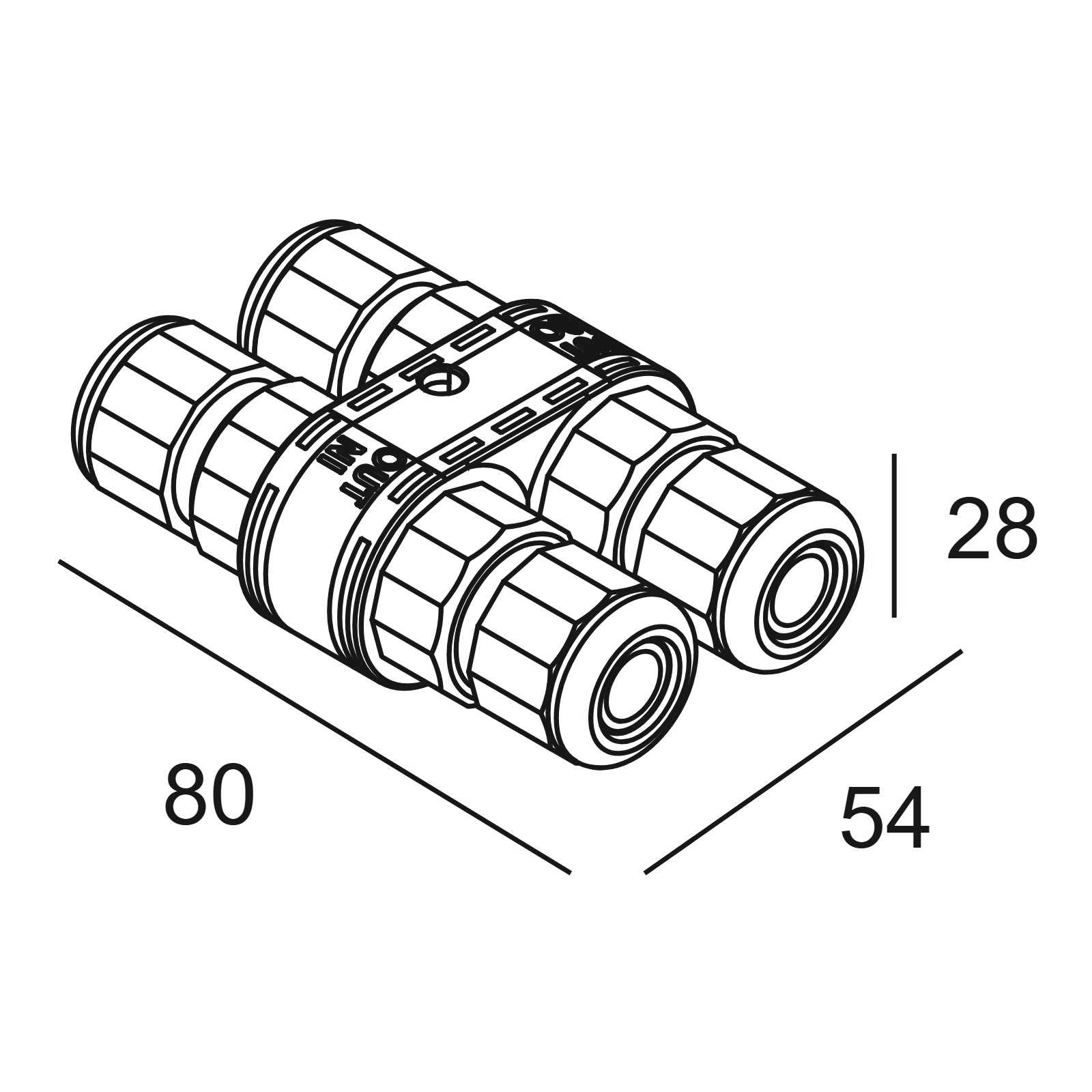 IP68 JUNCTION BOX 4P Delta Light соединитель 2