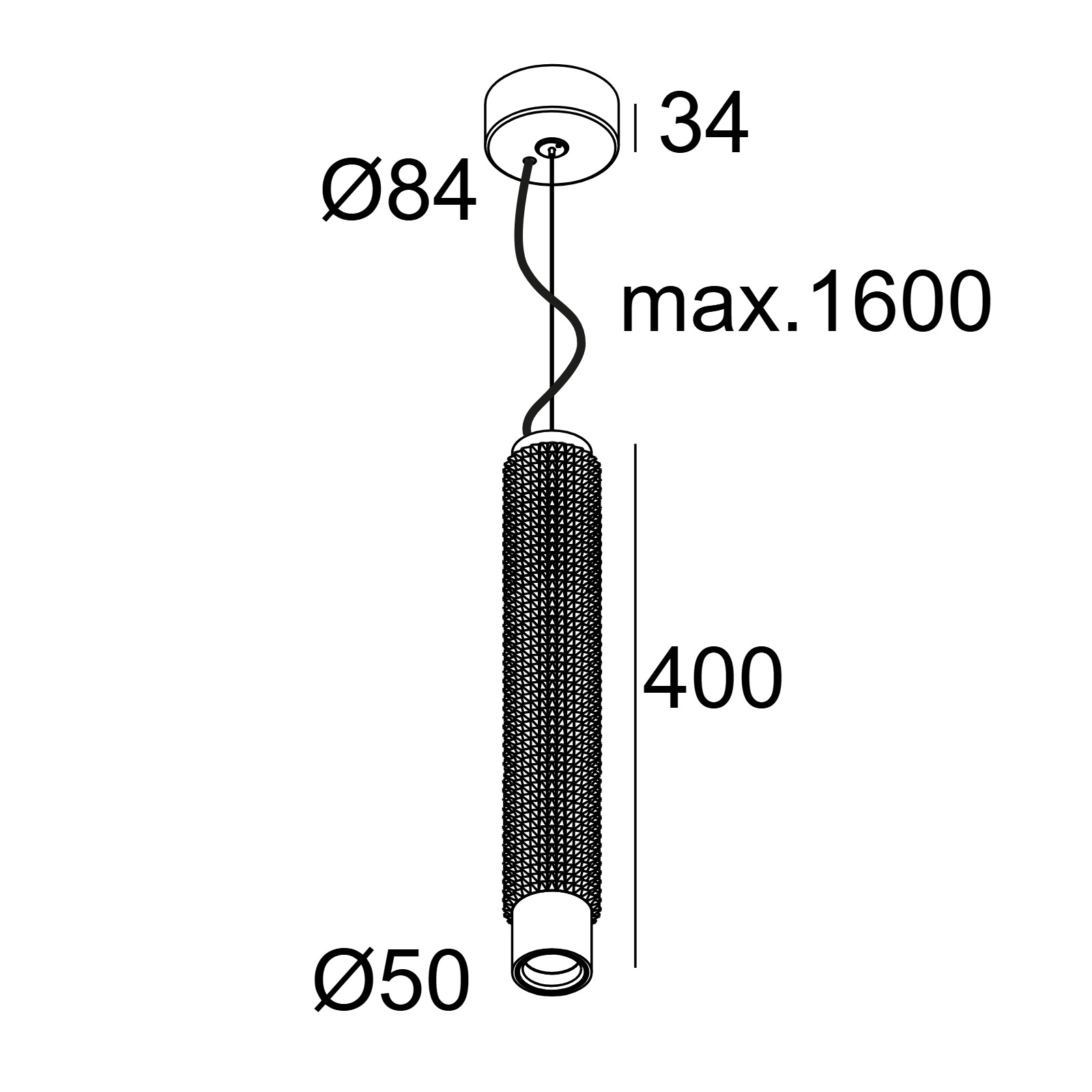 PUNK 452 C 92740 DIM8 B черный Delta Light подвесной светильник 2